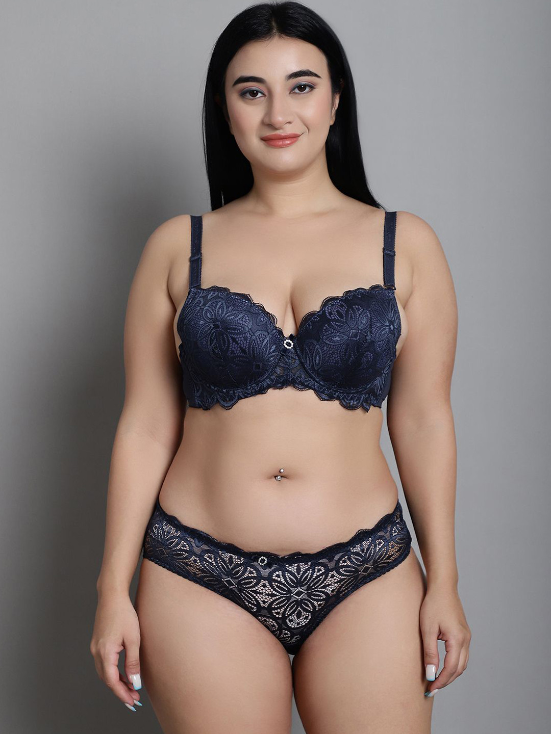 MAKCLAN Sweetheart Neck Lingerie Set MK3701LDS