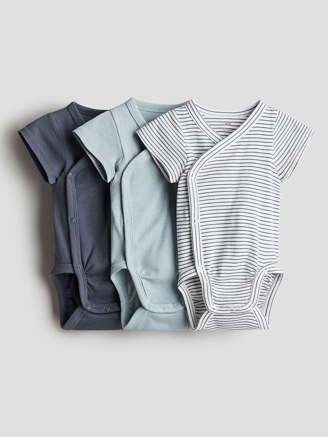 H&M 3-Pack Wrap Over Bodysuits