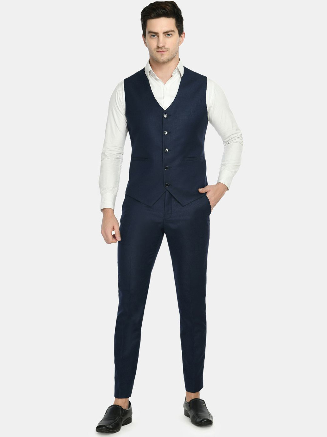 FIVEFEB Single-Breasted Two-PieceSuit