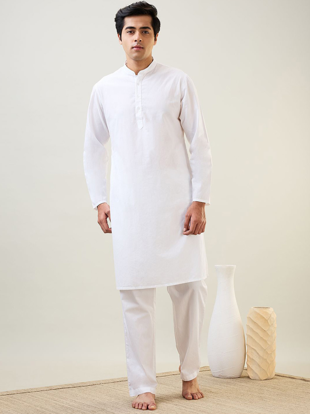 SleepZ by Raymond Men Chikankari Kurta