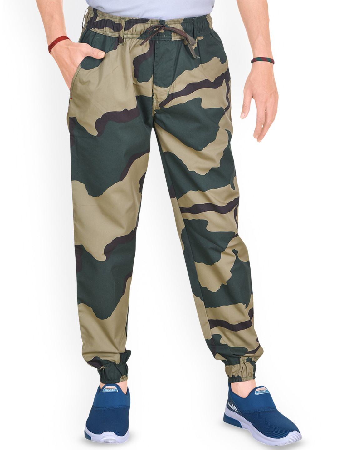 Plounge Men Camouflage Joggers Trousers