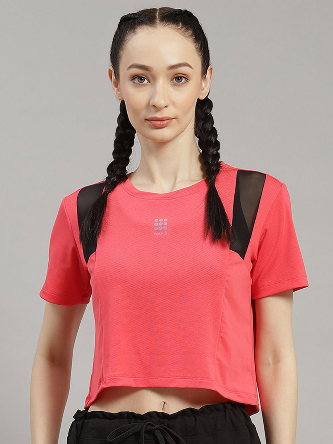 rock.it Colourblocked Crop Top