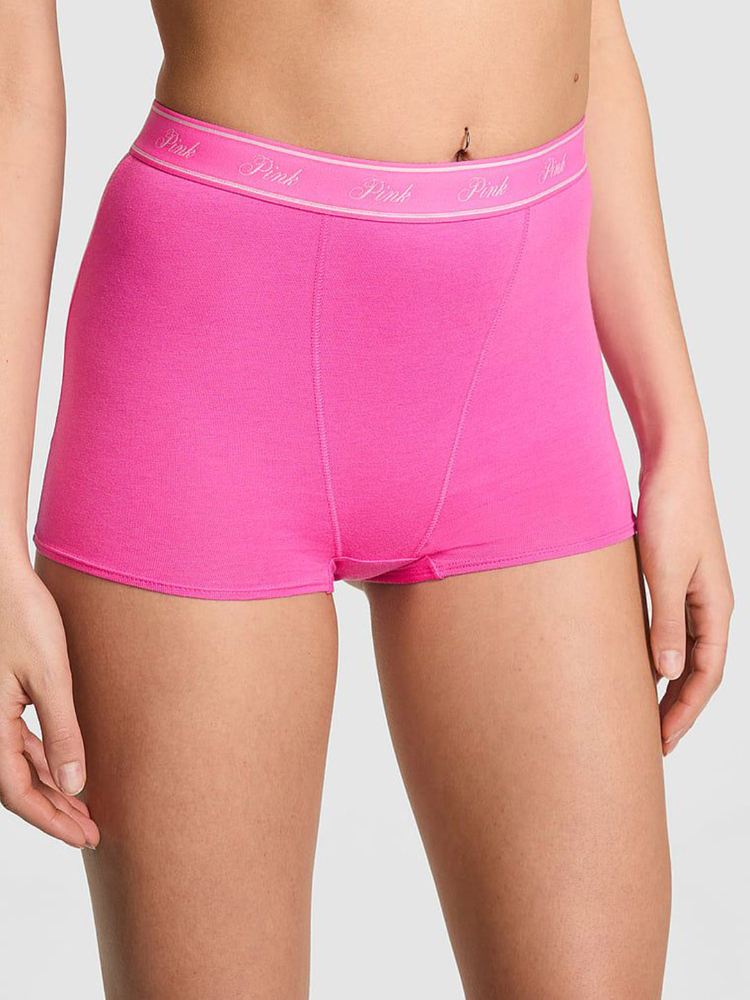 Victoria's Secret PINK Logo High-Waist Boy short Brief