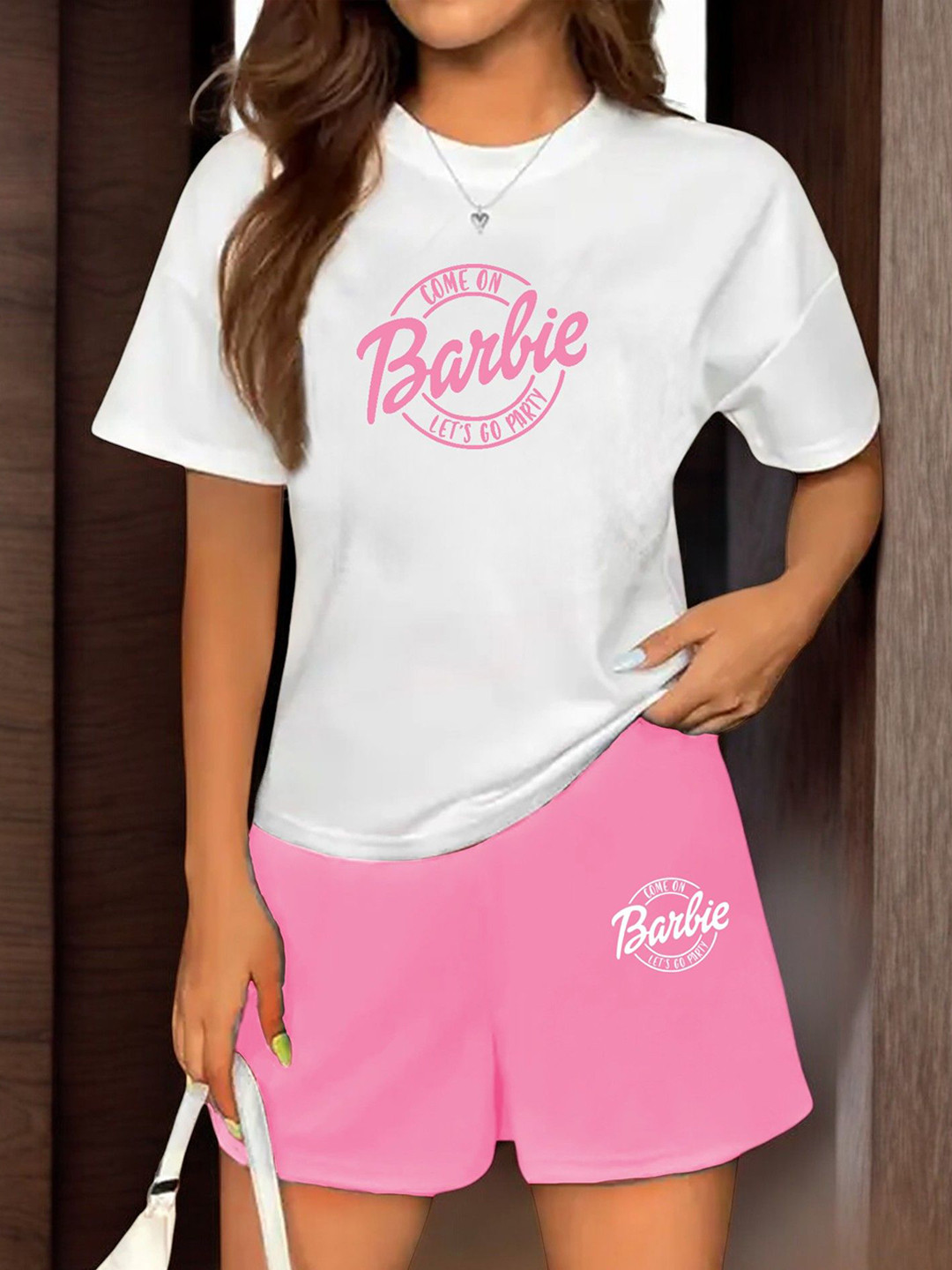 My Swag Printed T-Shirt With Shorts Co-Ords
