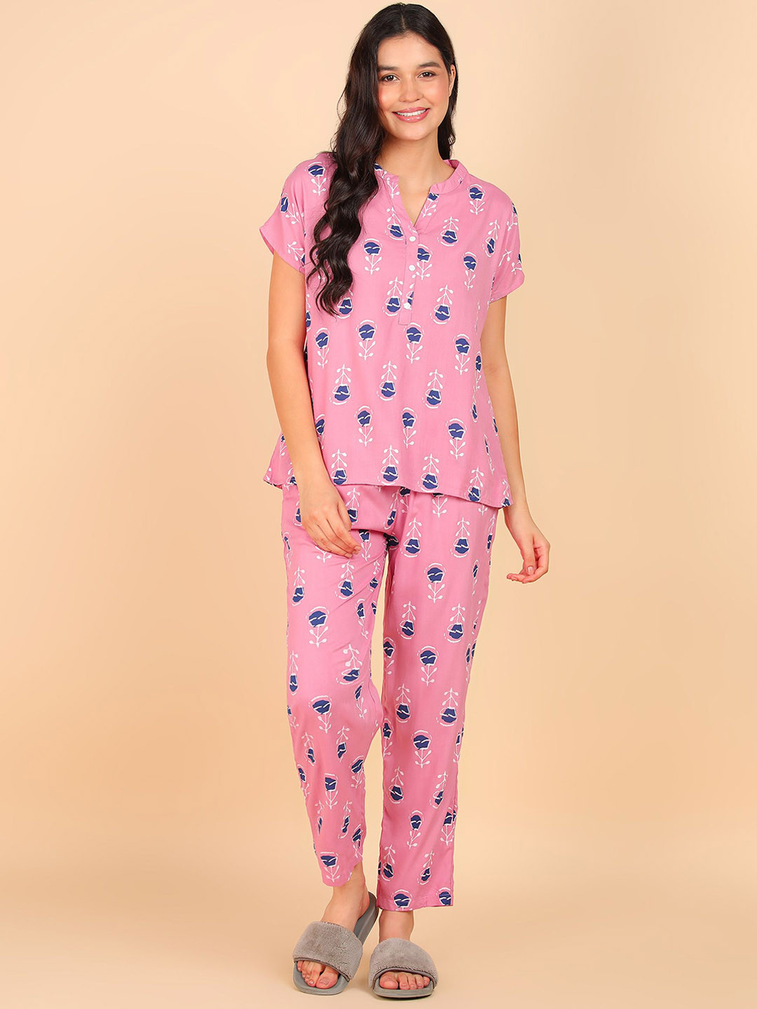 Asami Women Printed Night suit