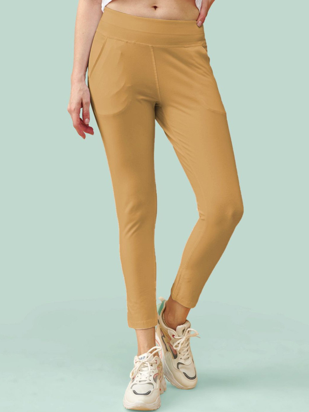 LYRA High Waist 4-Way Stretch Ankle Length Tights