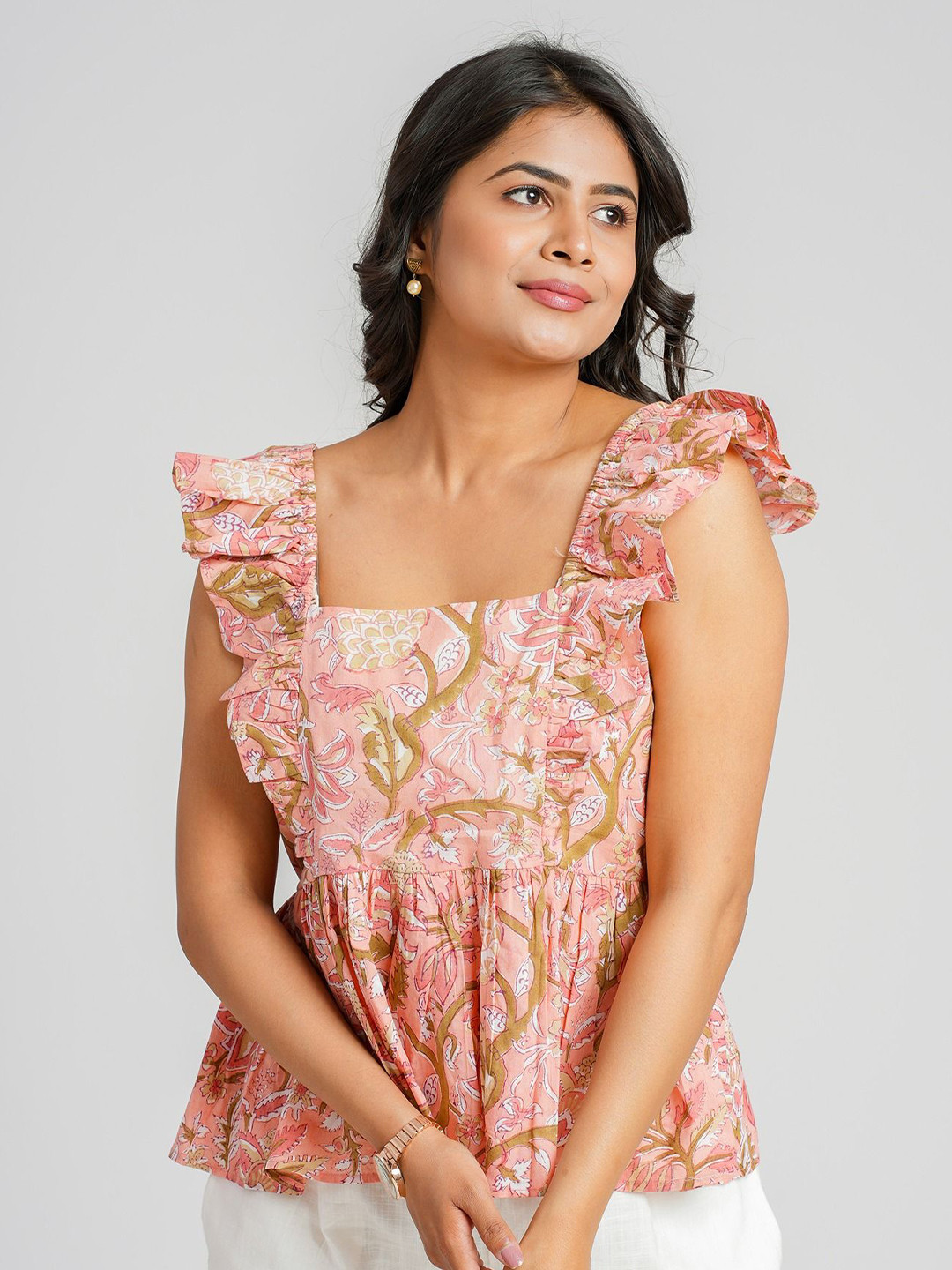 Cotton Curio Pure Cotton Block Printed Tunic