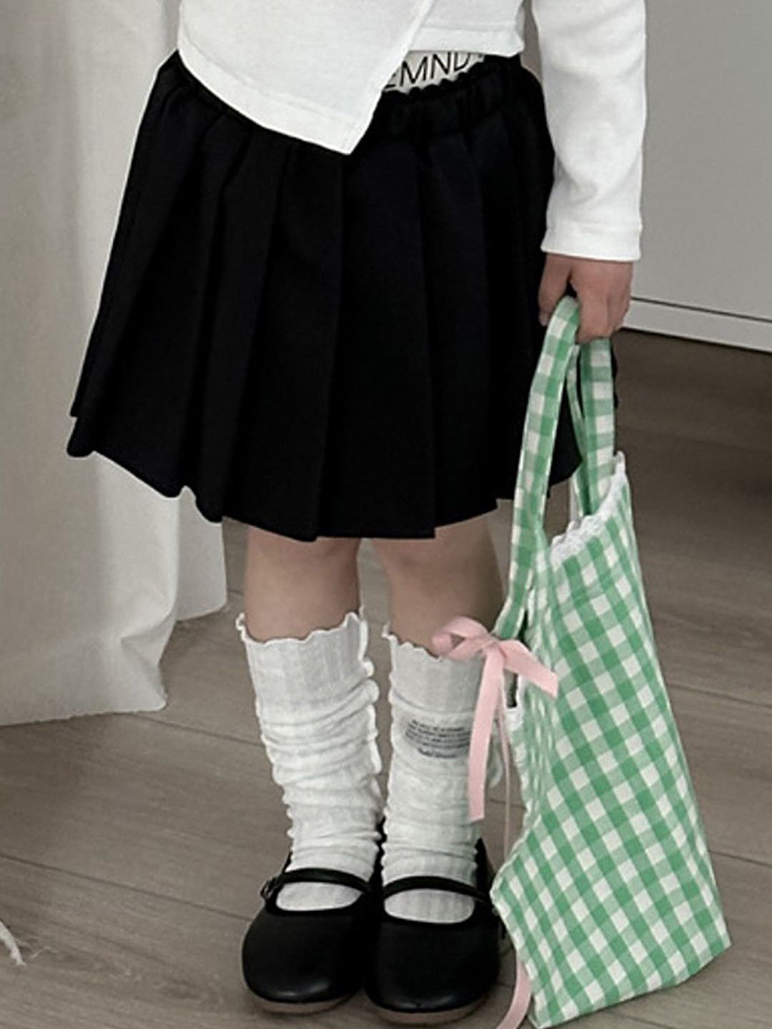 LULU & SKY Knife-Pleat Skater Skirt