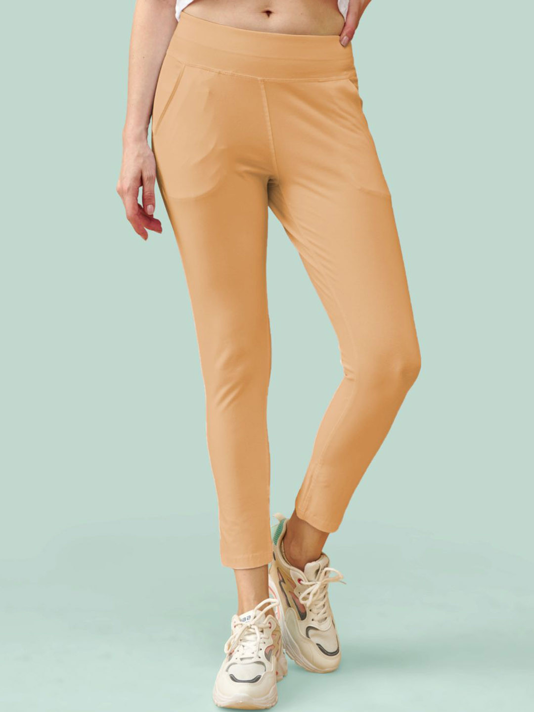 LYRA High Waist 4-Way Stretch Ankle Length Tights