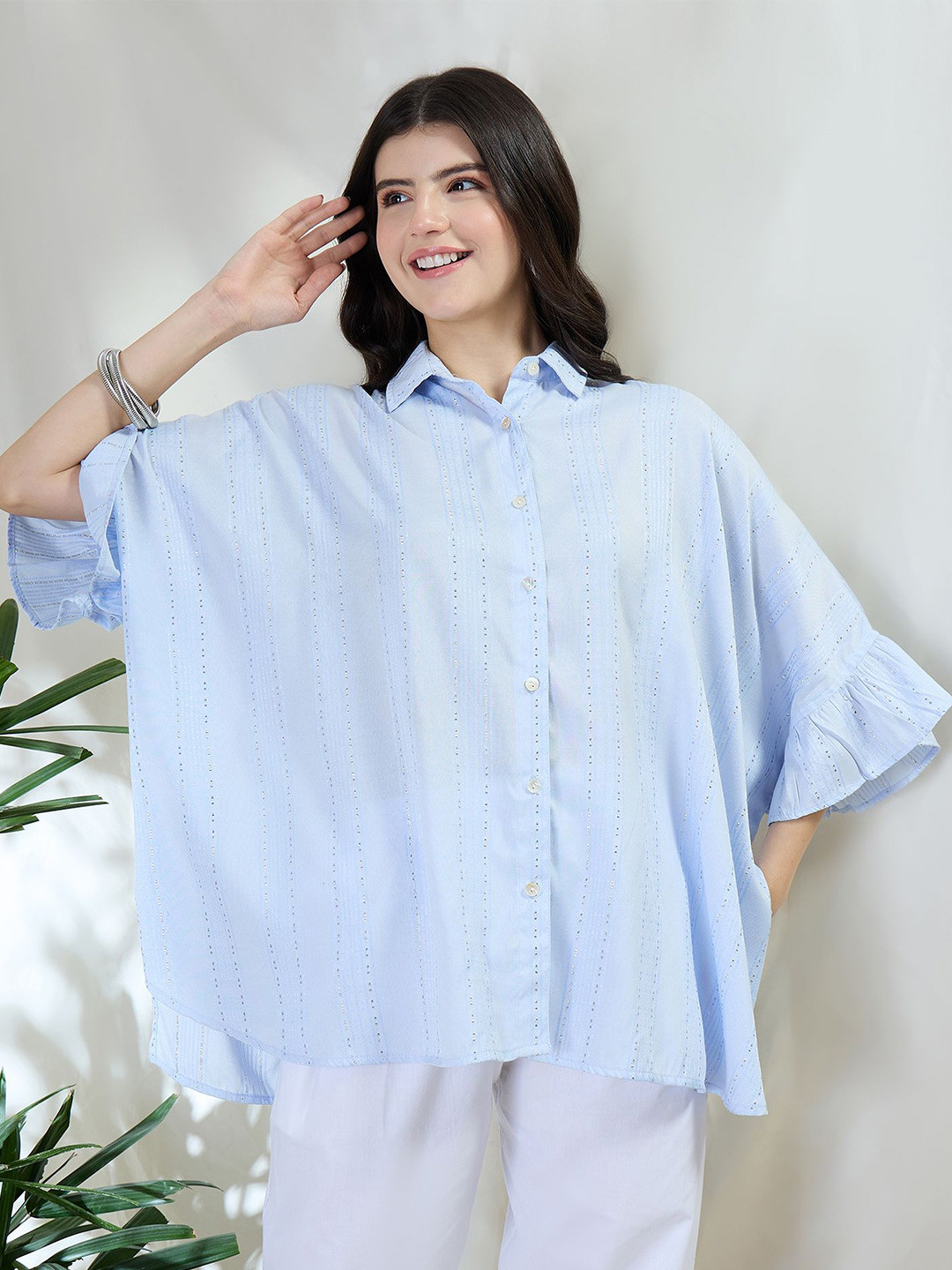 DRAPE AND DAZZLE Kaftan Mini Dress