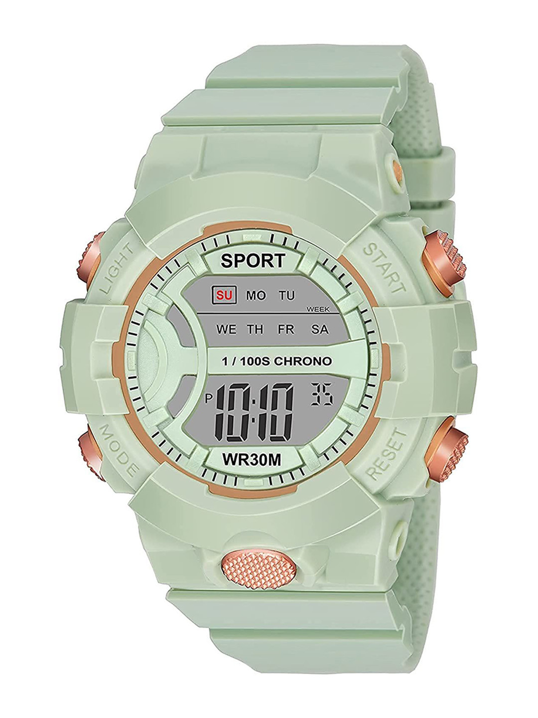 THE SHOPOHOLIC Unisex Kids Dial & Straps Digital Watch Dk - Green