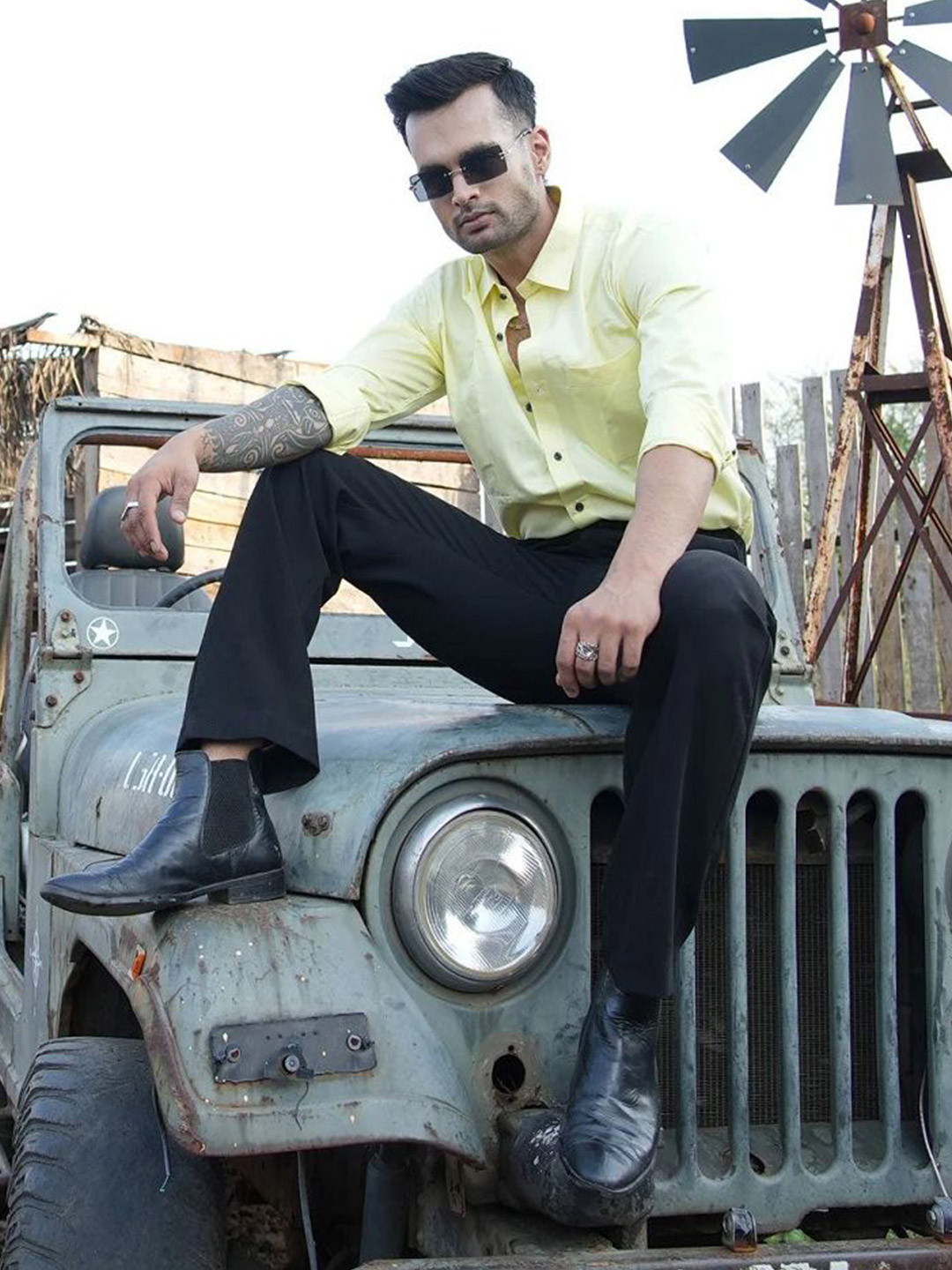 JOHN ELLIES Men Standard Opaque Formal Shirt