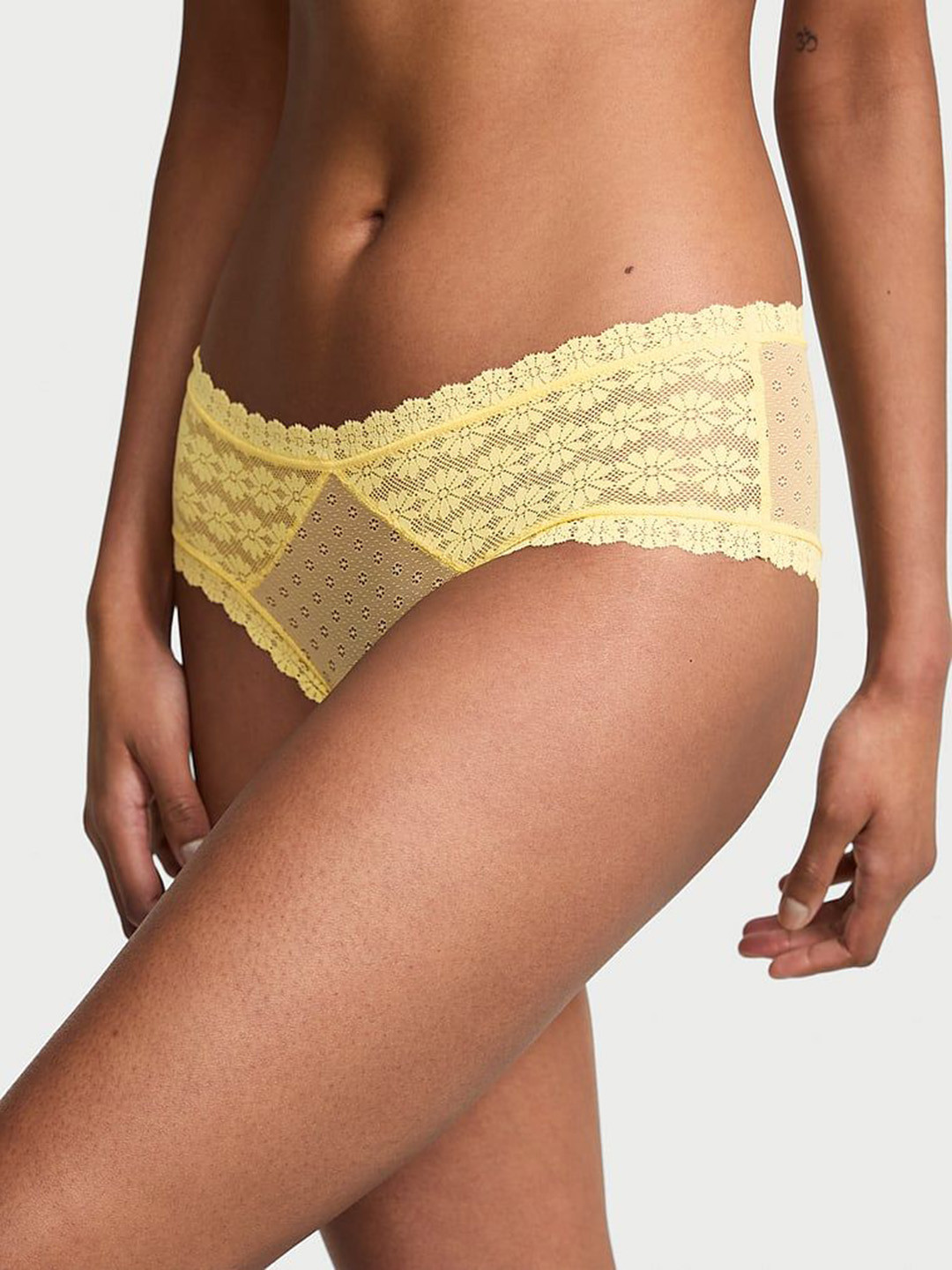 Victoria's Secret The Lacie Daisy Lace Cheeky Basic Brief 1126313594U2