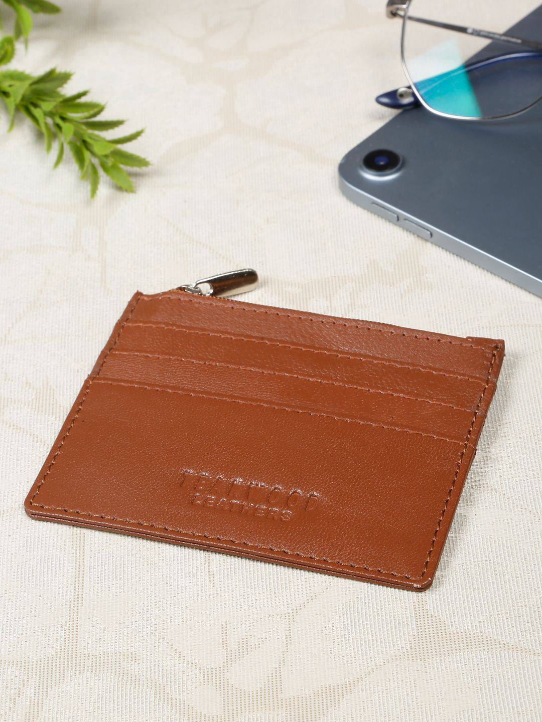 Teakwood Leathers Men Leather Card Holder