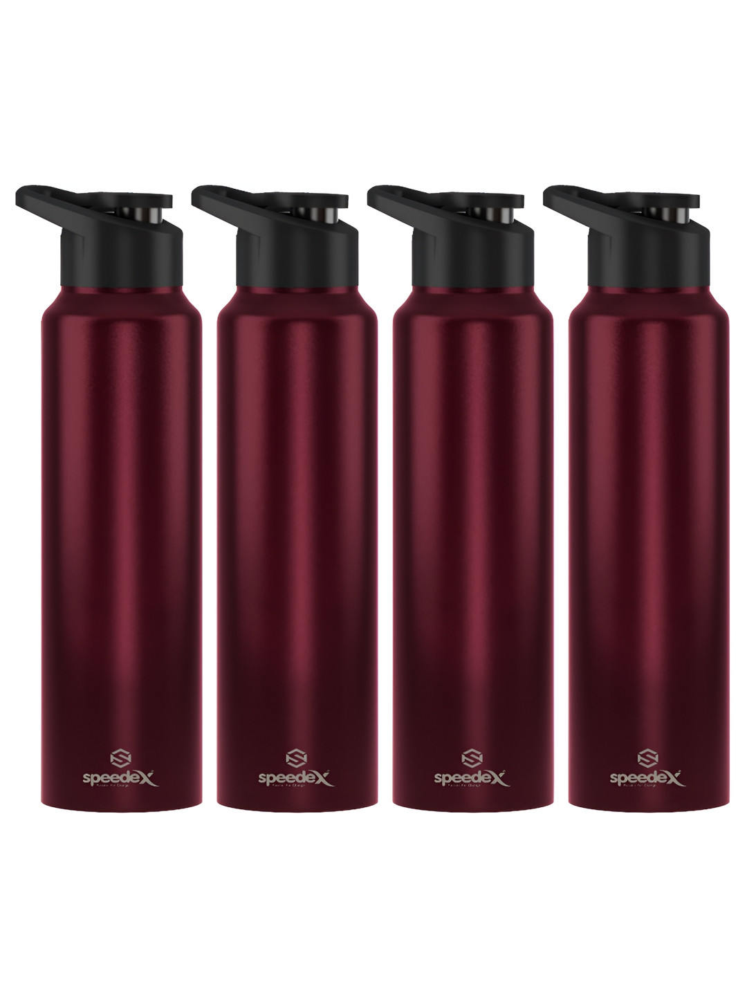 Speedex Simplex Maroon Brand Logo Stainless Steel Spill Proof 4 Piece Sipper - 1L
