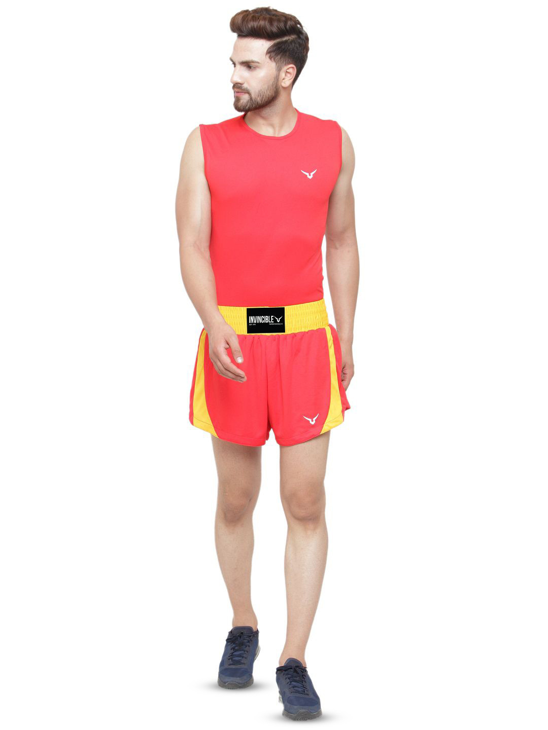 Invincible Round Neck T-shirt With Shorts