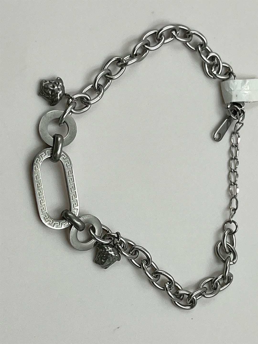 DRAMATIC EFFECT Unisex Silver-Plated Cuff Bracelet