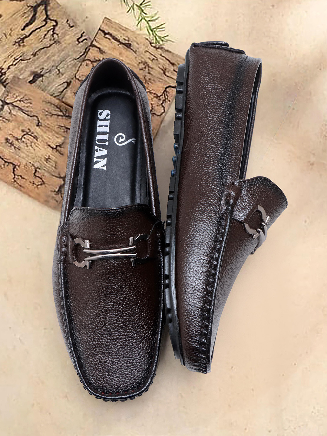SHUAN Men Driving Shoes
