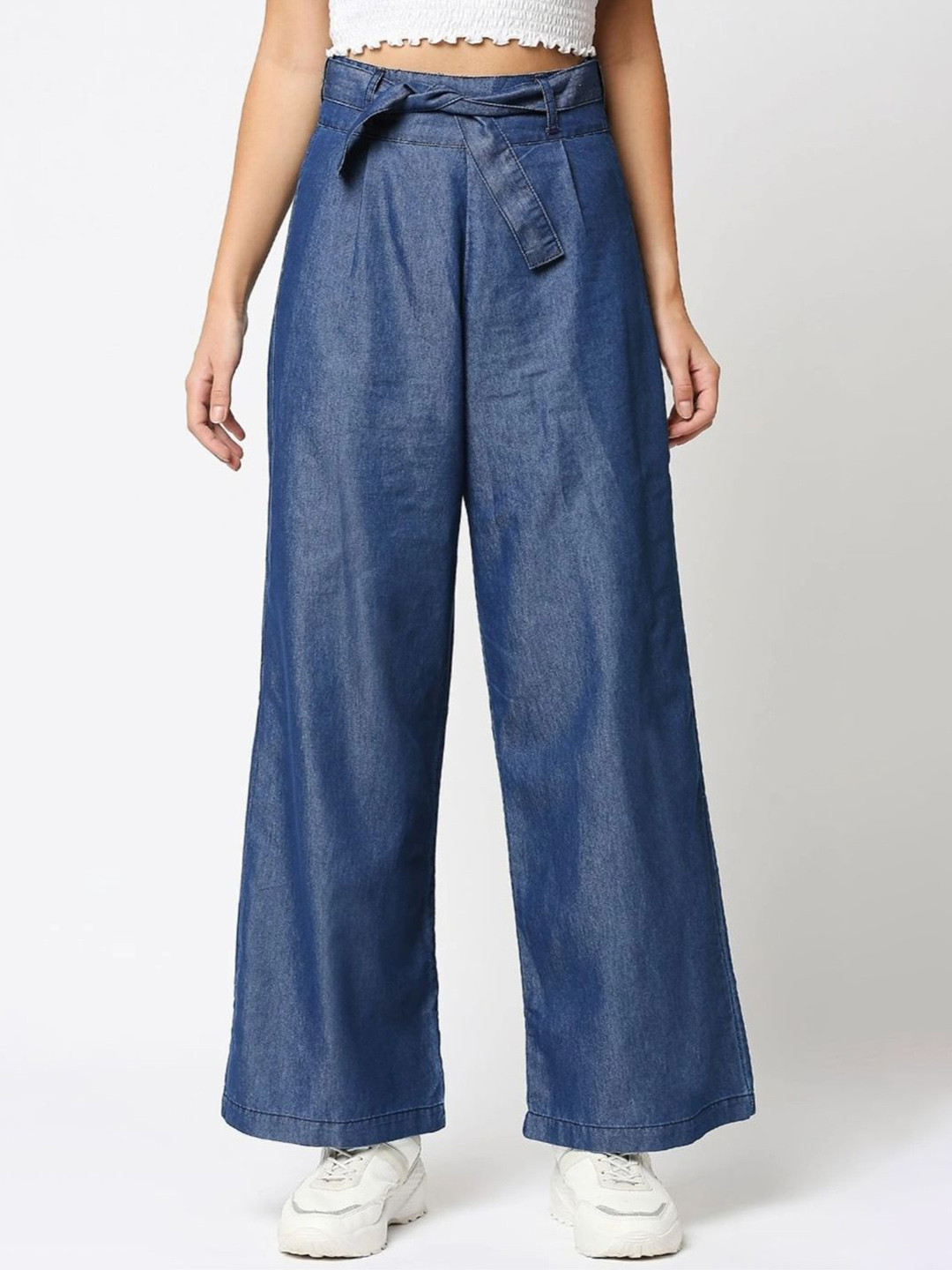 Tripursundari Fashion Women Relaxed Fit Denim Regular Trousers