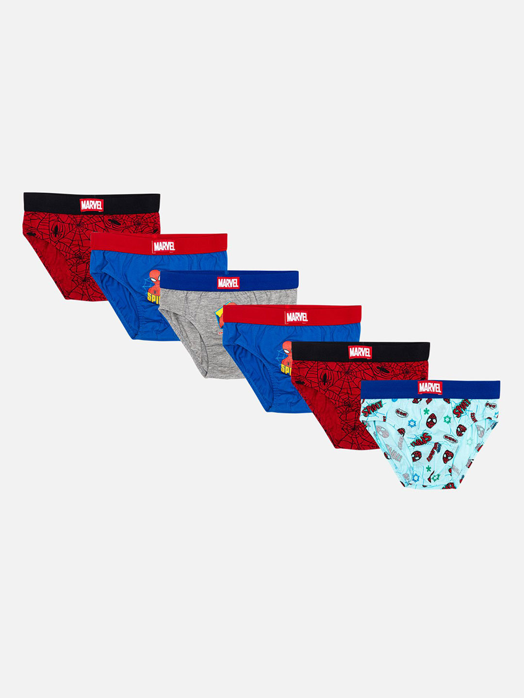 Bodycare Pack Of 6 Assorted Printed Basic Briefs KIA2626-PK004_P6