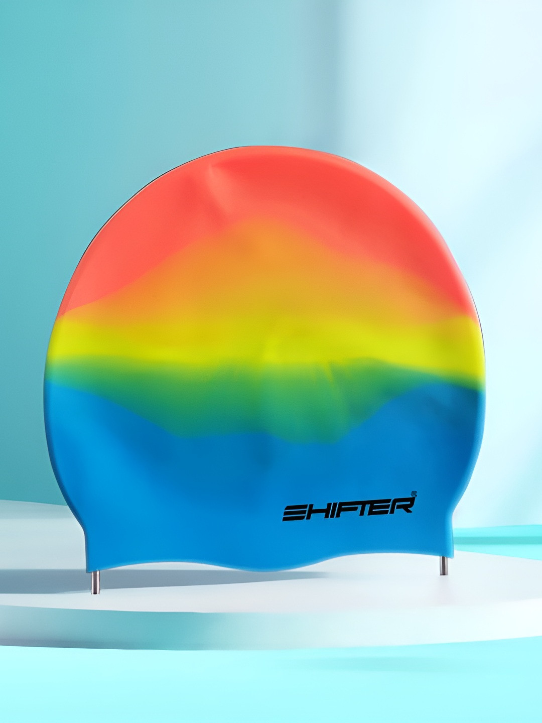 SHIFTER Printed Anti-Slip Silicone Swimming Cap