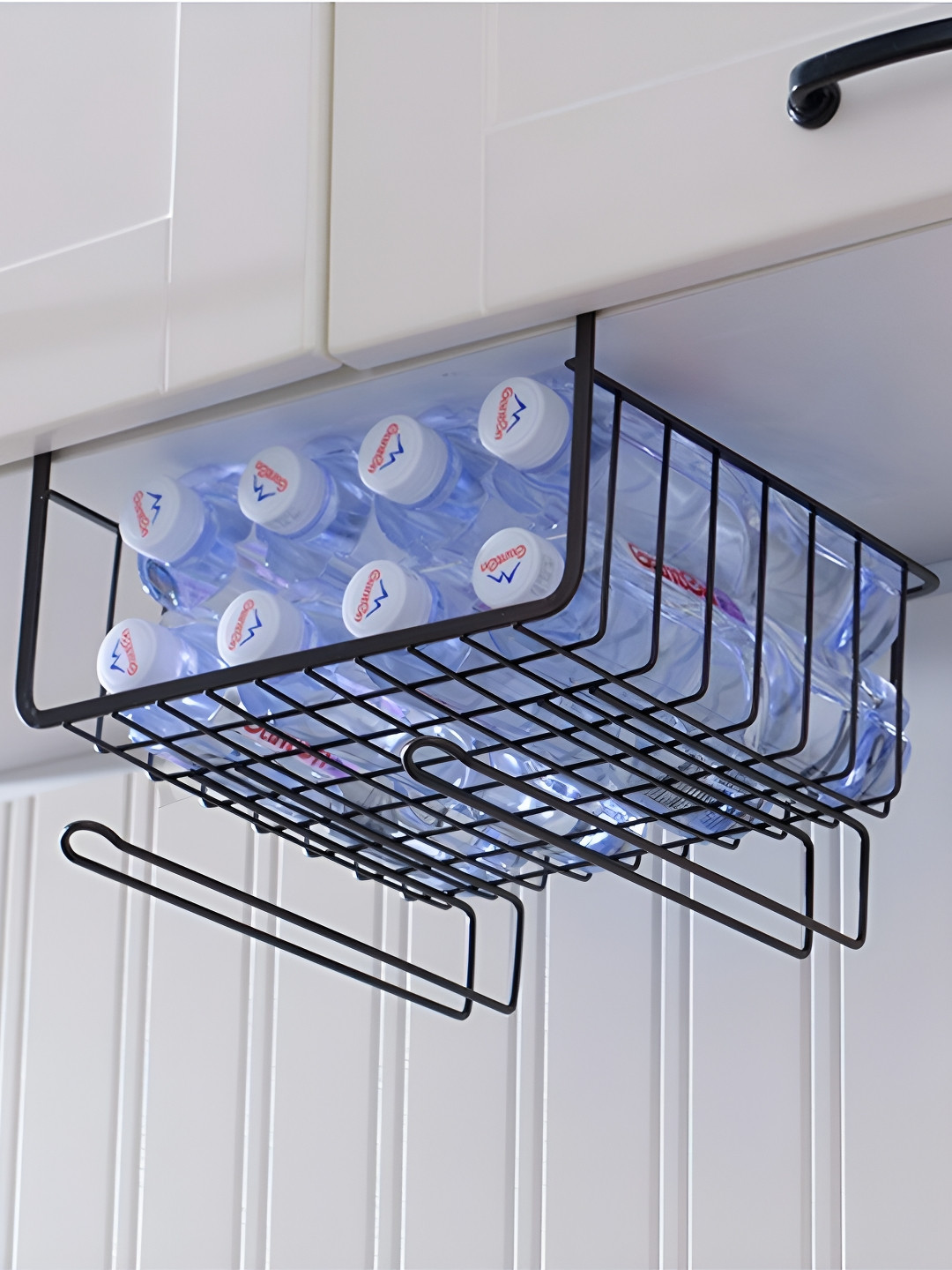 Go Hooked 12 Inch Undershelf Storage Basket