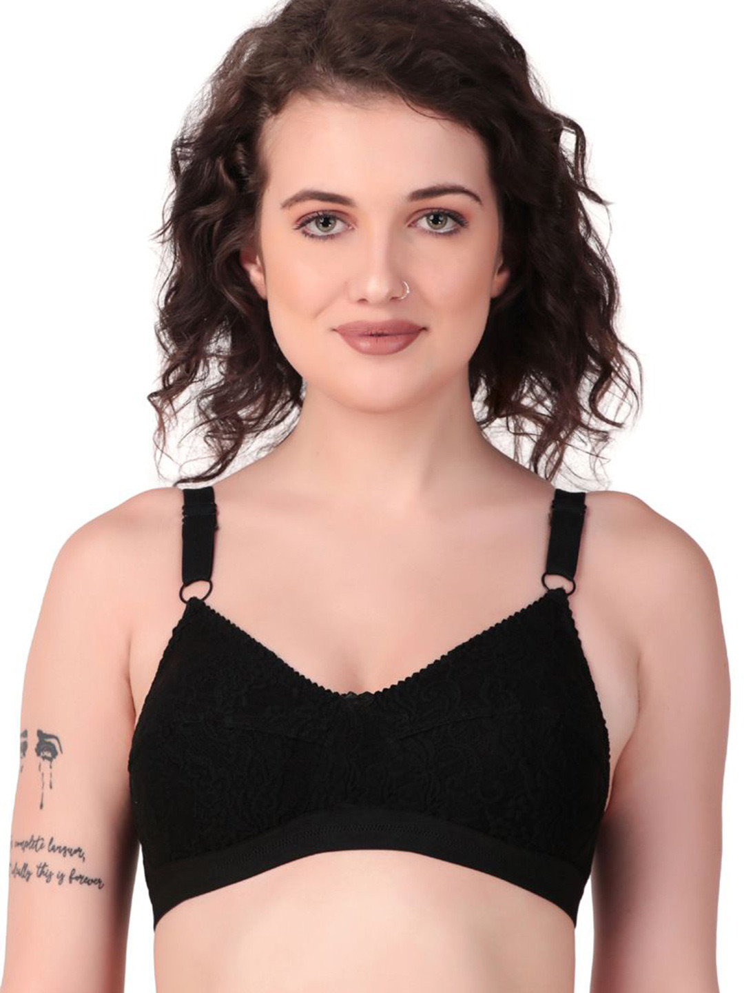Quixy Floral Bra Full Coverage