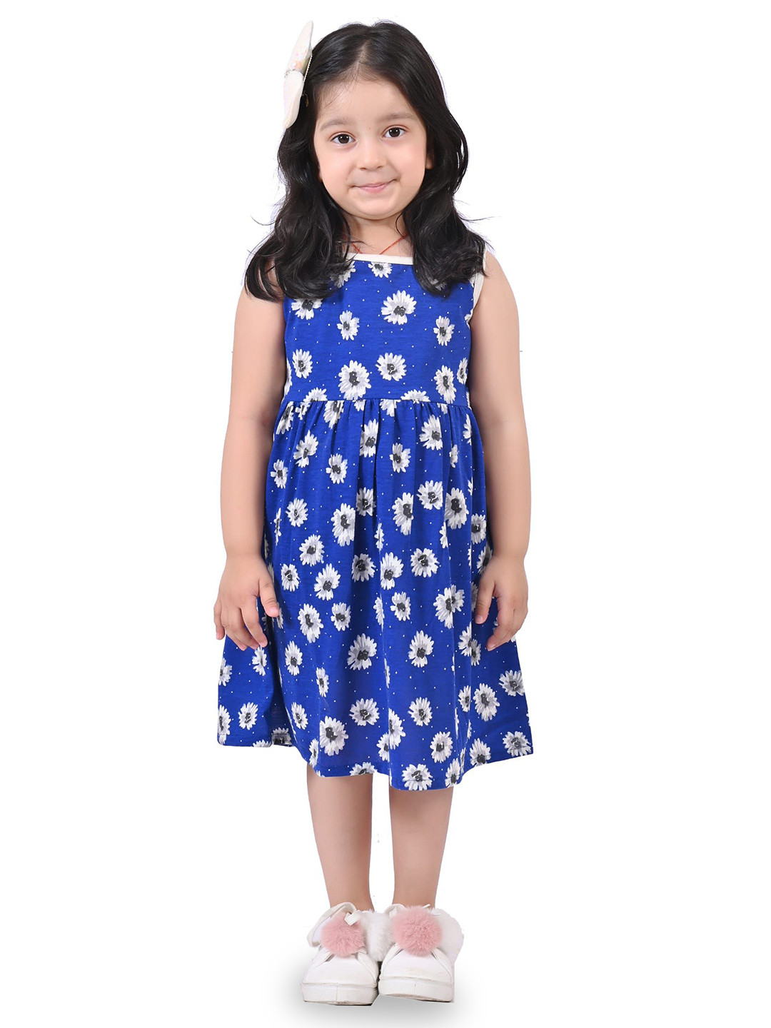 Cloth Bites Floral Print A-Line Dress
