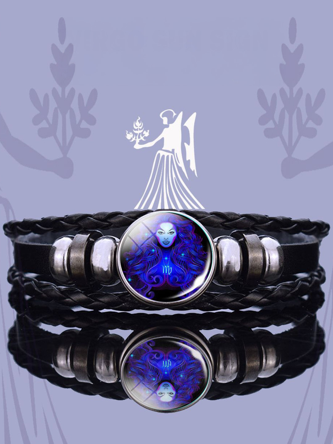 AGARWALPRODUCT Unisex Leather Handcrafted Bracelet