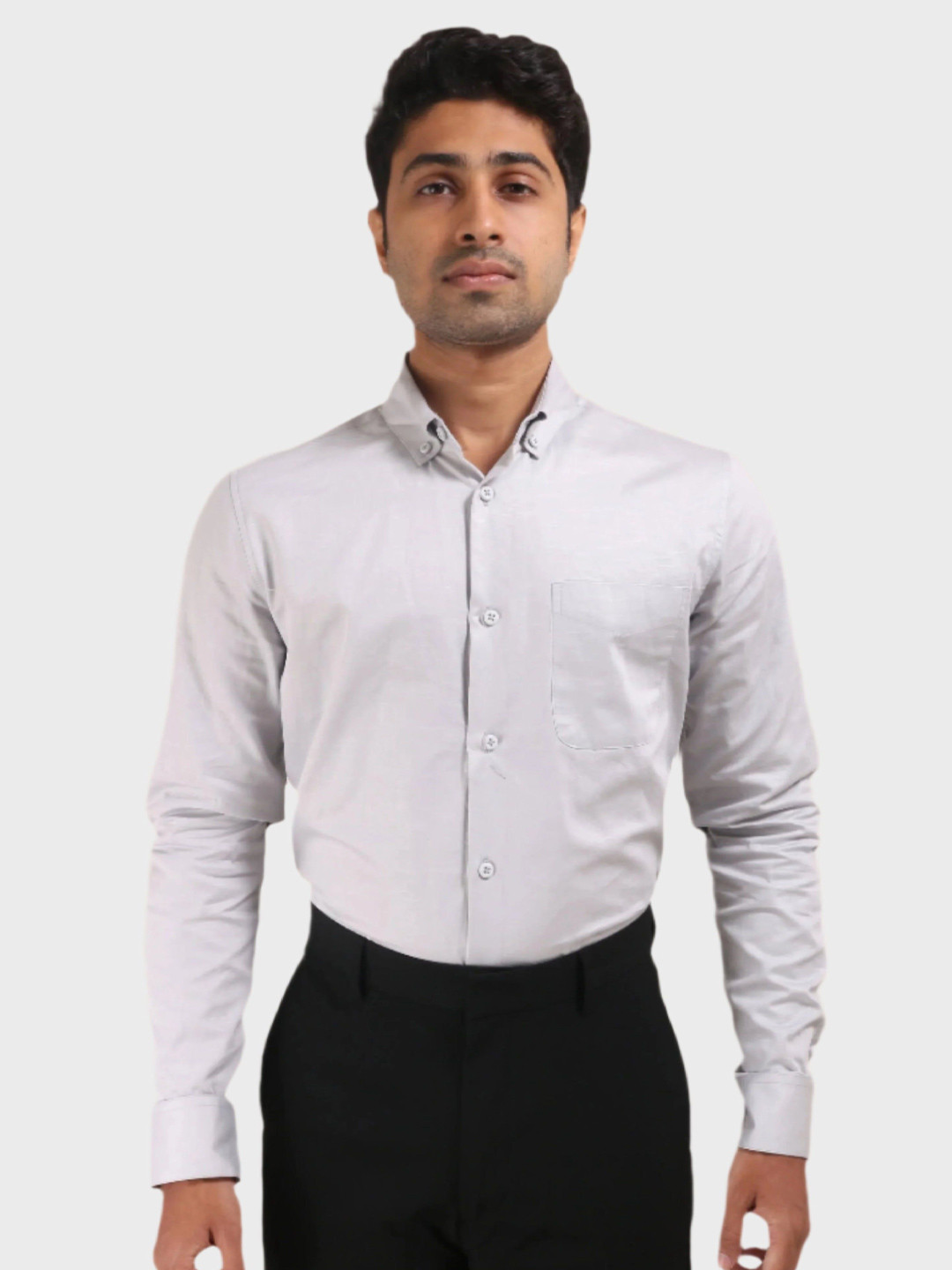 JONESBURG Men Classic Slim Fit Formal Shirt