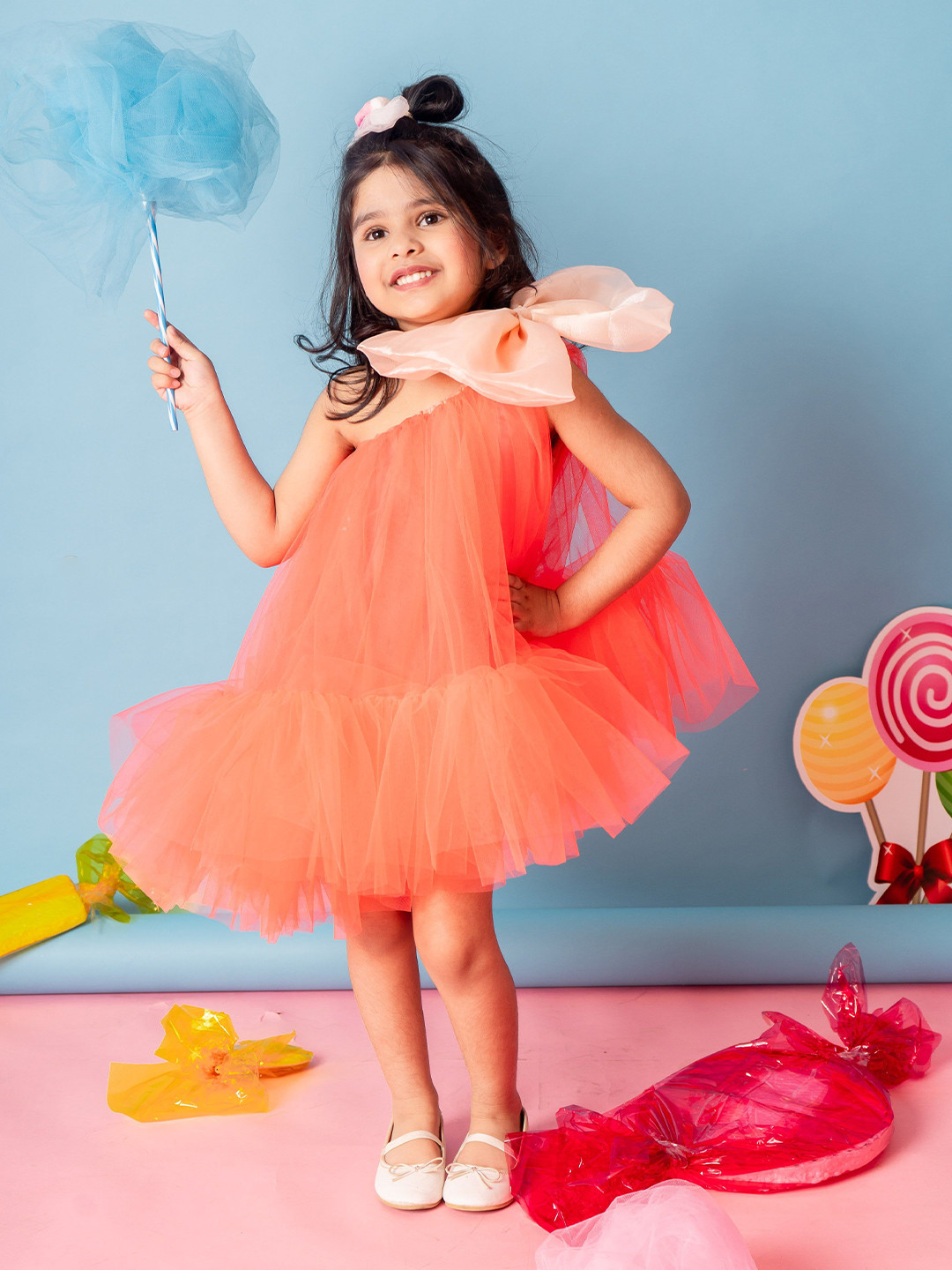 Foreverkidz Net A-Line Dress