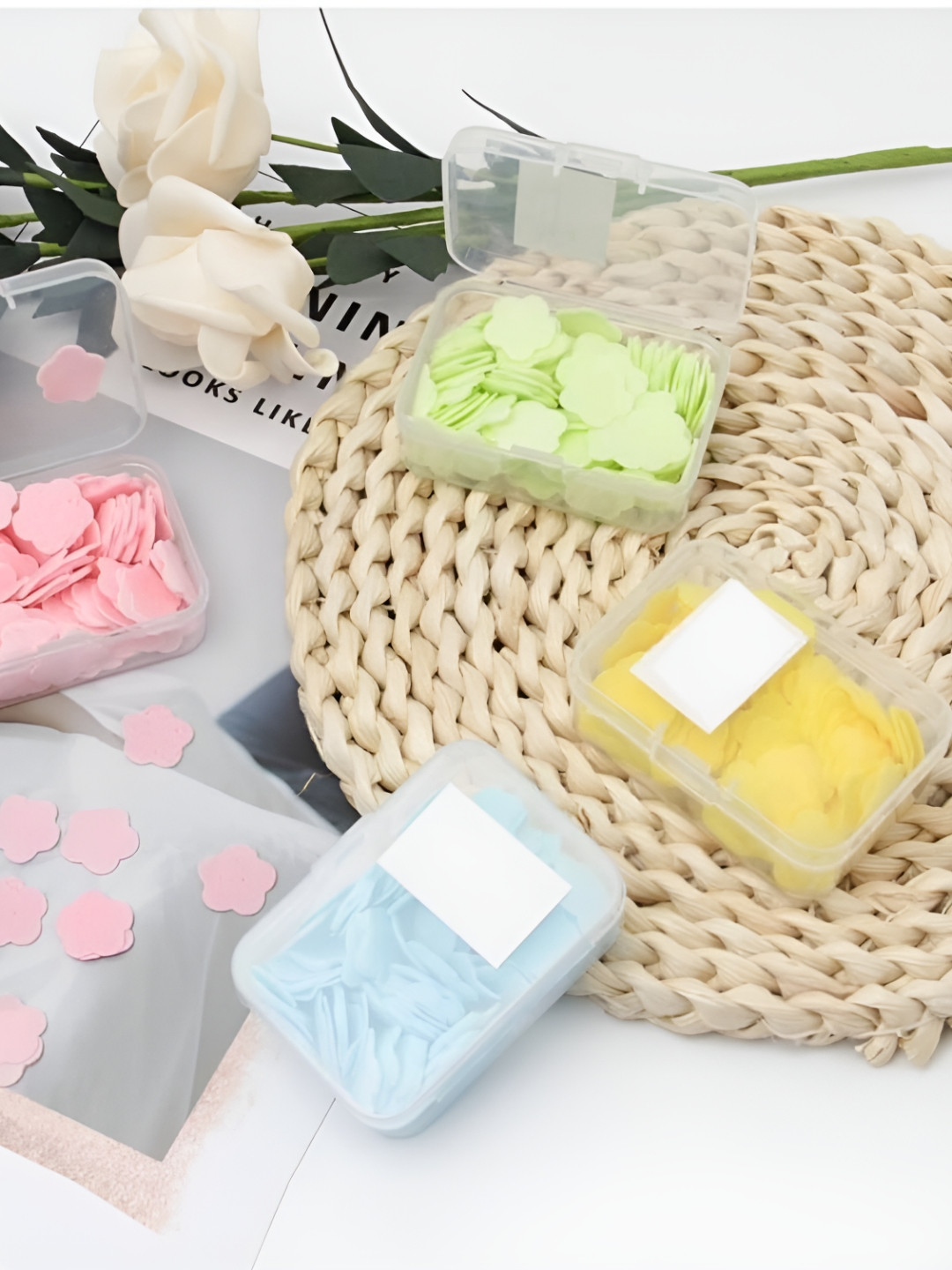 upkaranwale Pink Solid Plastic Soap Dish