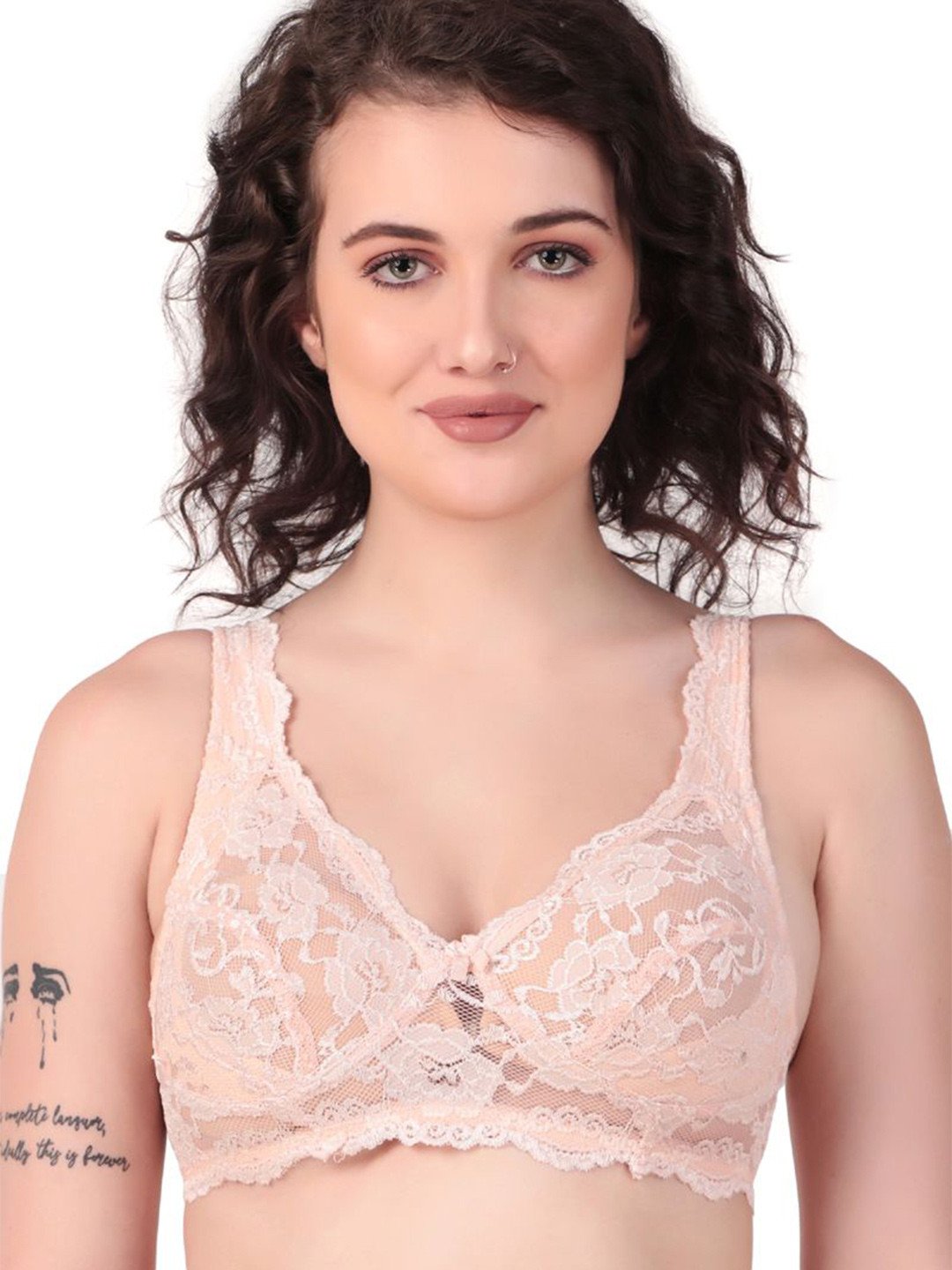 Quixy Floral Bra Full Coverage