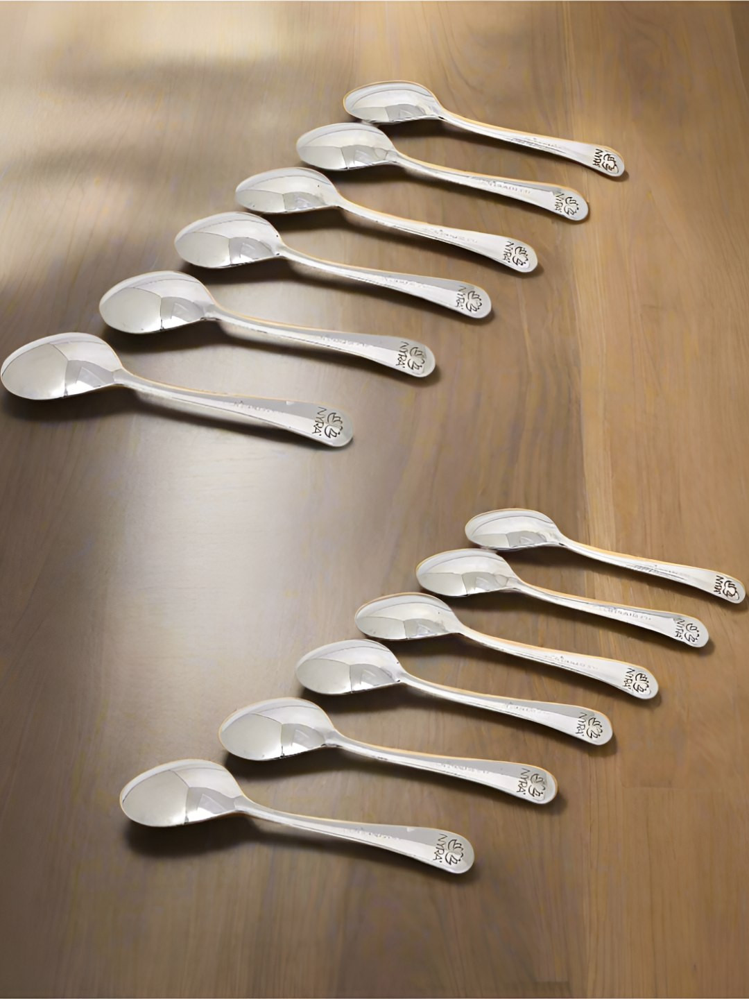 Nyra Kitchenware 12 Pieces Stainless Steel Food-Grade Table Spoons
