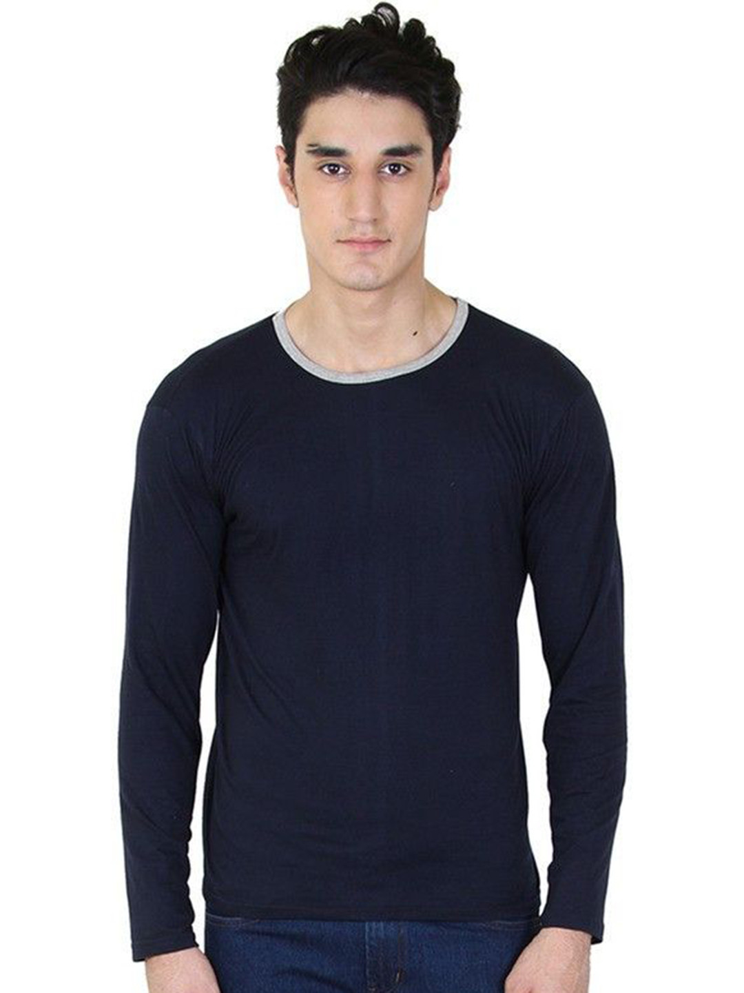 BI FASHION Men Raw Edge T-shirt