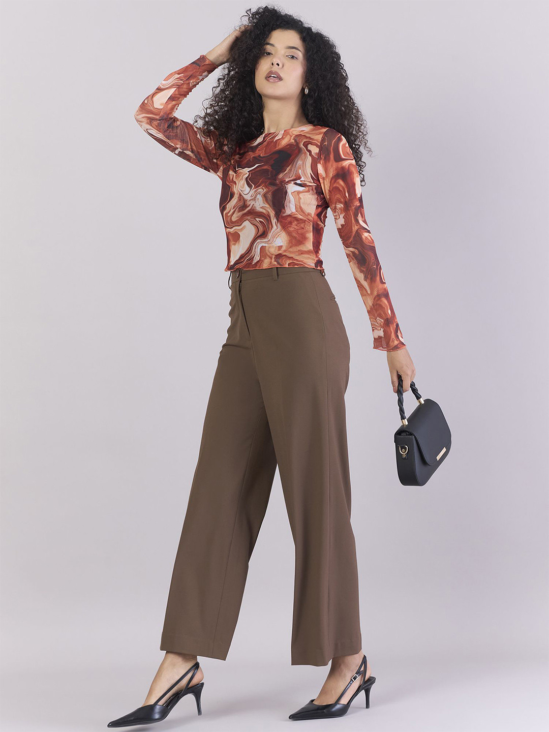 PowerSutra Print Net Top
