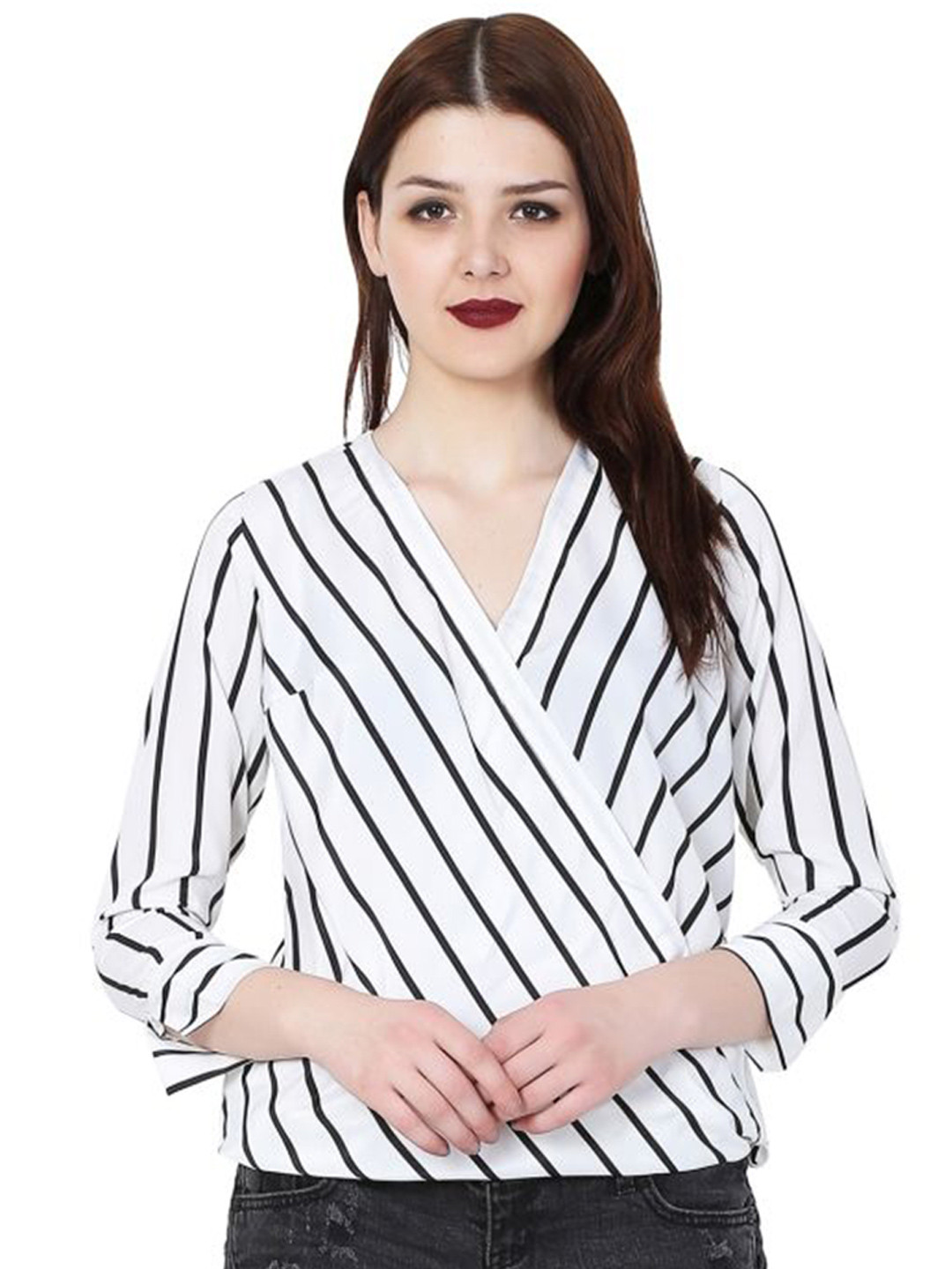MALLORY WINSTON Crepe Top
