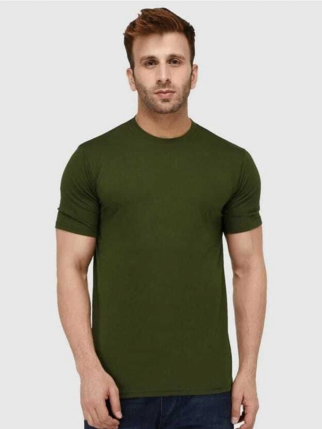 BI FASHION Men Mandarin Collar Pockets T-shirt