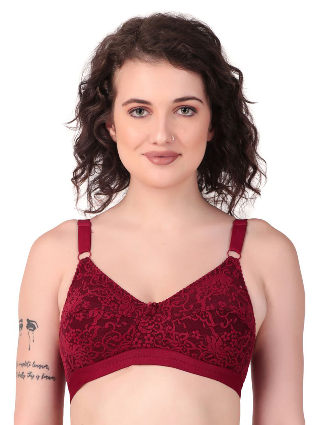 Quixy Floral Bra Full Coverage
