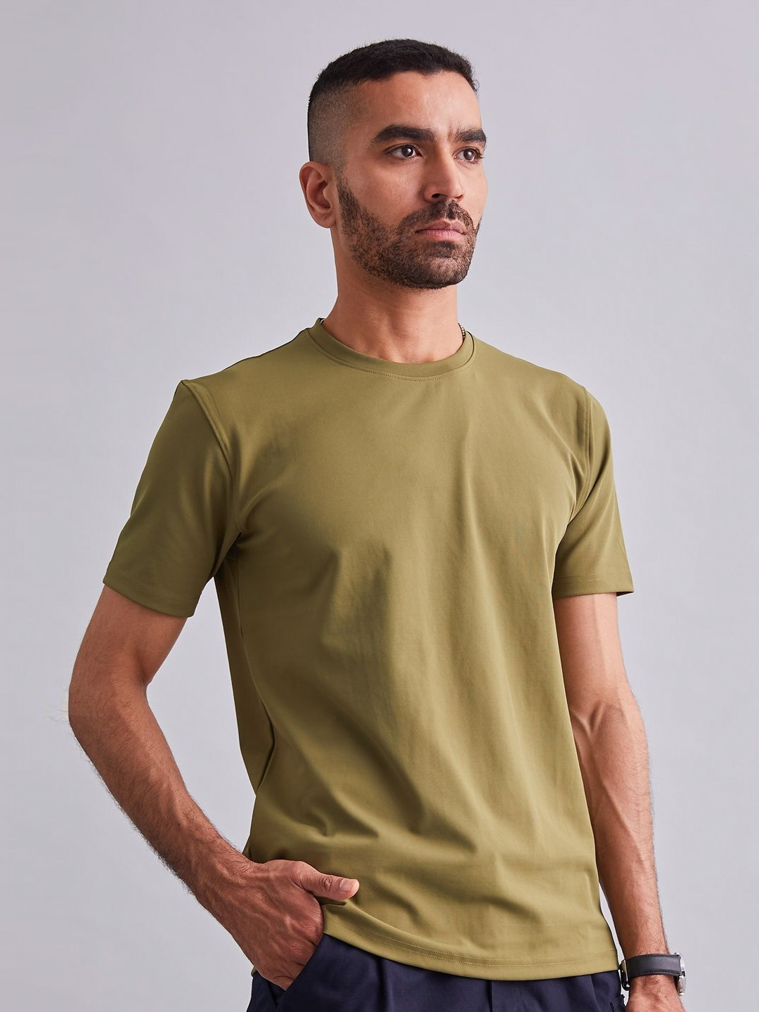 MOUNTMILLER Men's Durafit Torso Short Sleeve Round Neck Sports T-Shirt