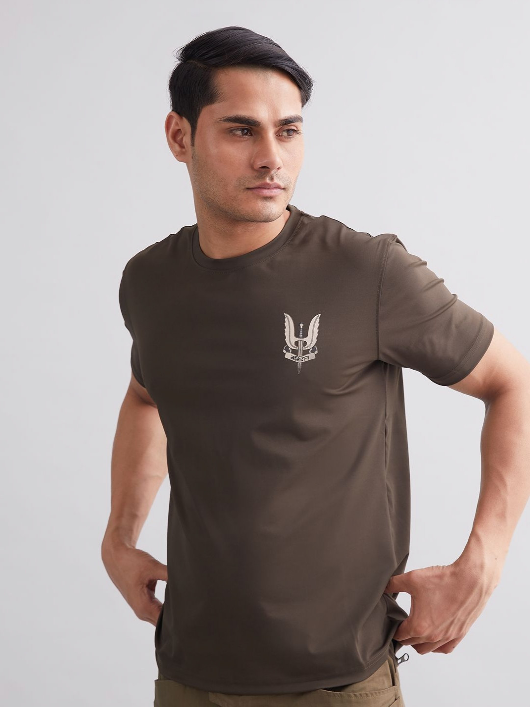 MOUNTMILLER Men's Special Forces Torcso Short Sleeve Round Neck Sports T-Shirt