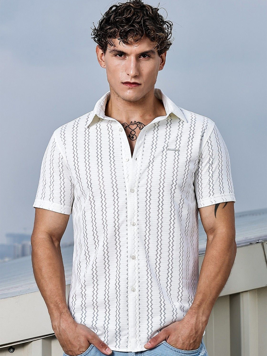 Parcel Yard Men Premium Party Shirt