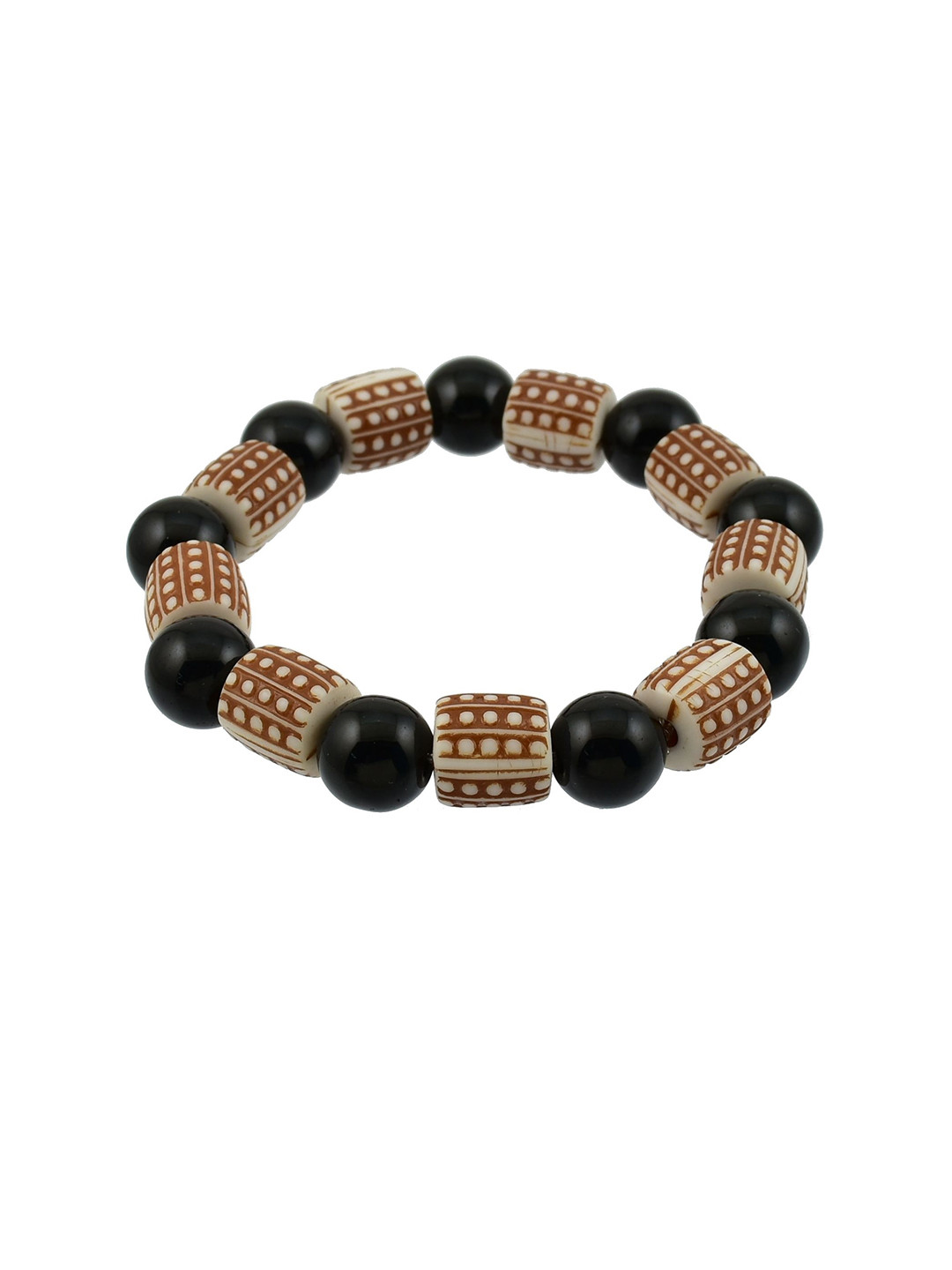 HIGH TRENDZ Beaded Stretchable Slip-On Bracelet