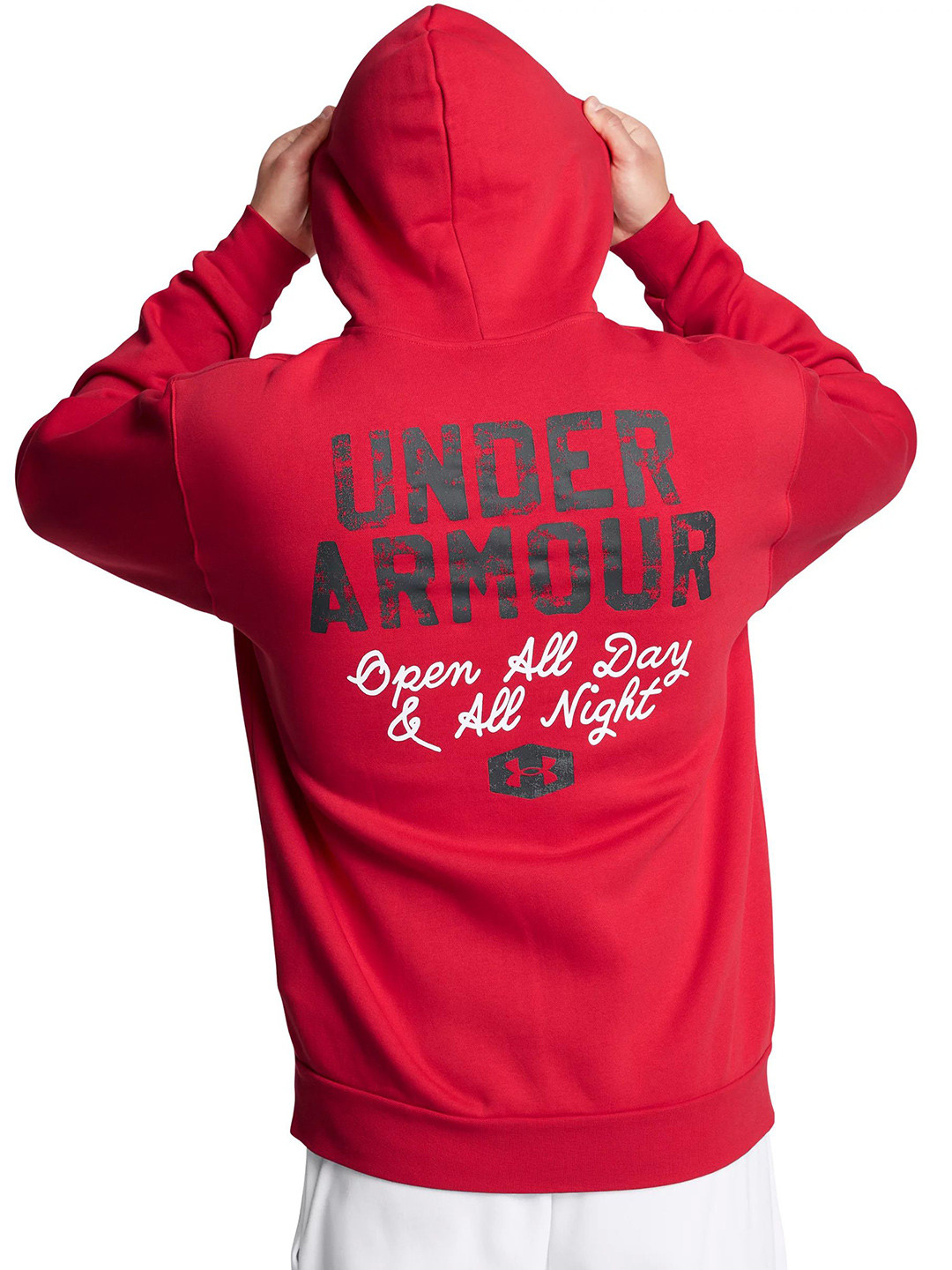 UNDER ARMOUR Men's Icon Fleece 24/7 Full-Zip Hoodie