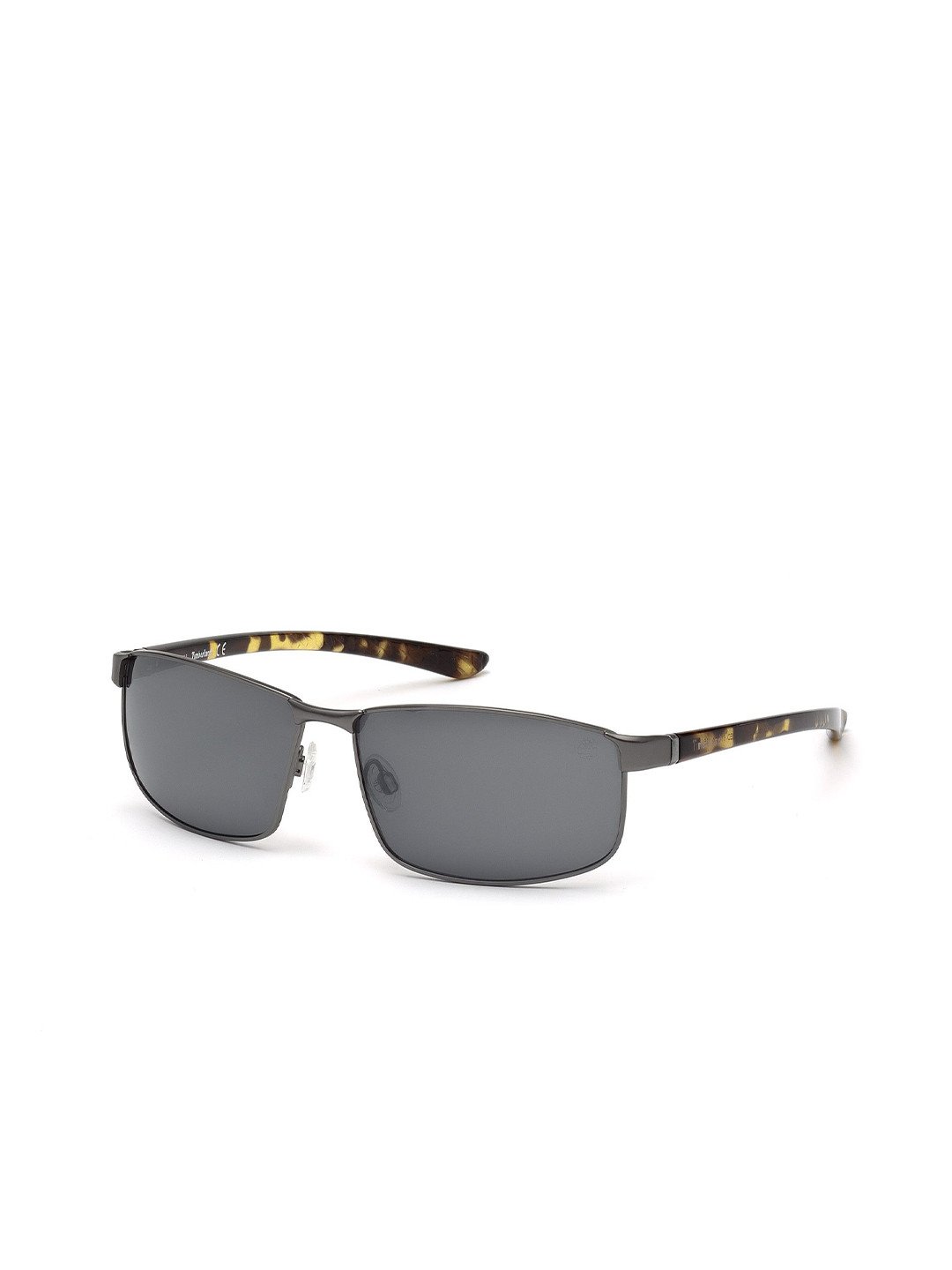 Timberland Men Metal Full Rim Rectangle Sunglasses