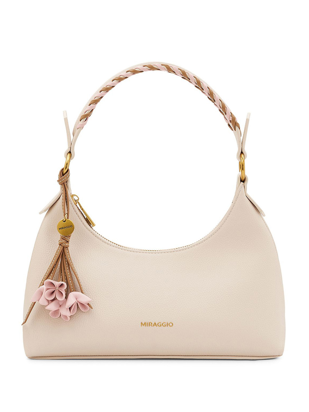 MIRAGGIO Half Moon Shoulder Bag