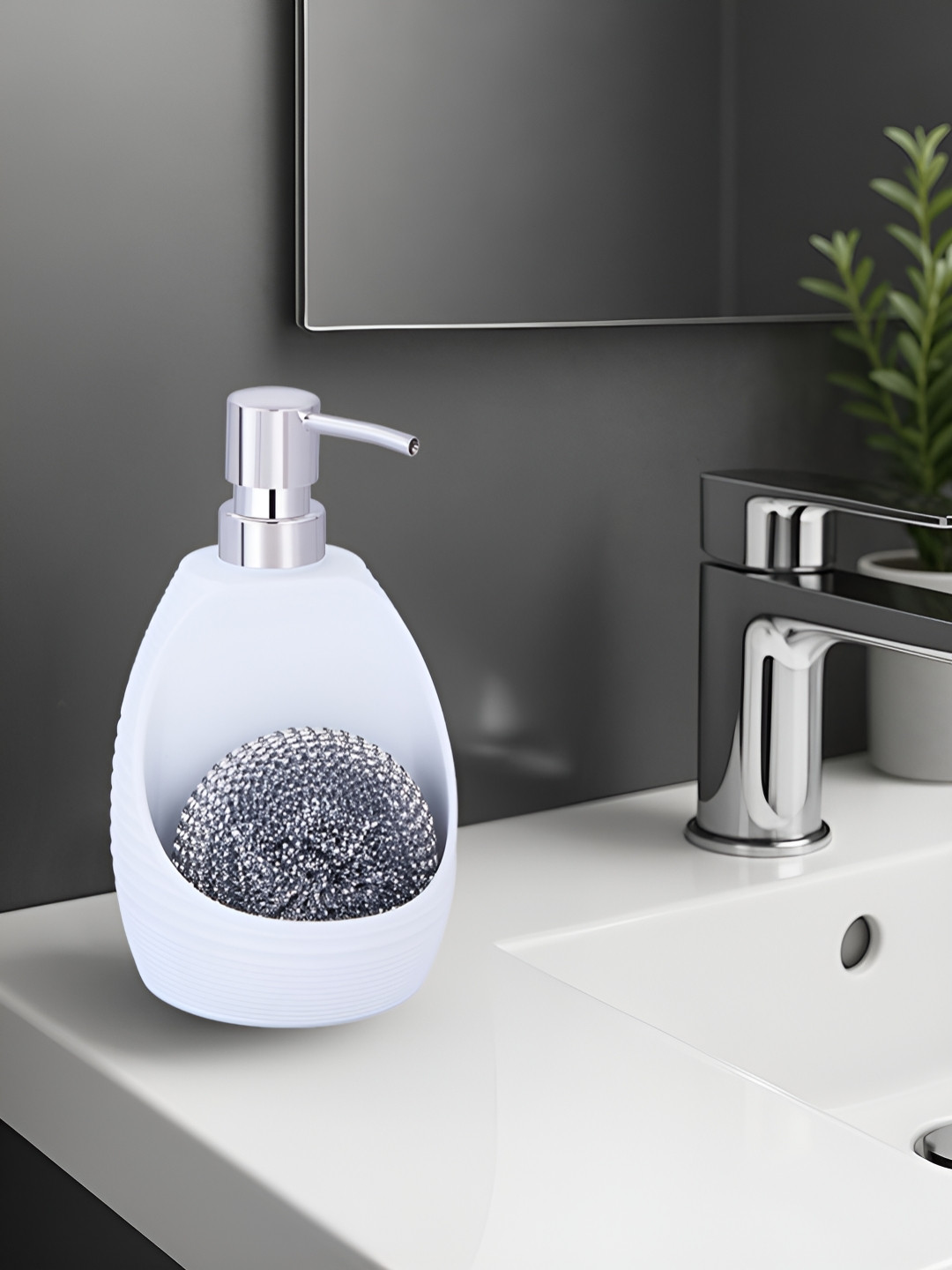 OBSESSIONS White Solid PVC Soap Dispenser
