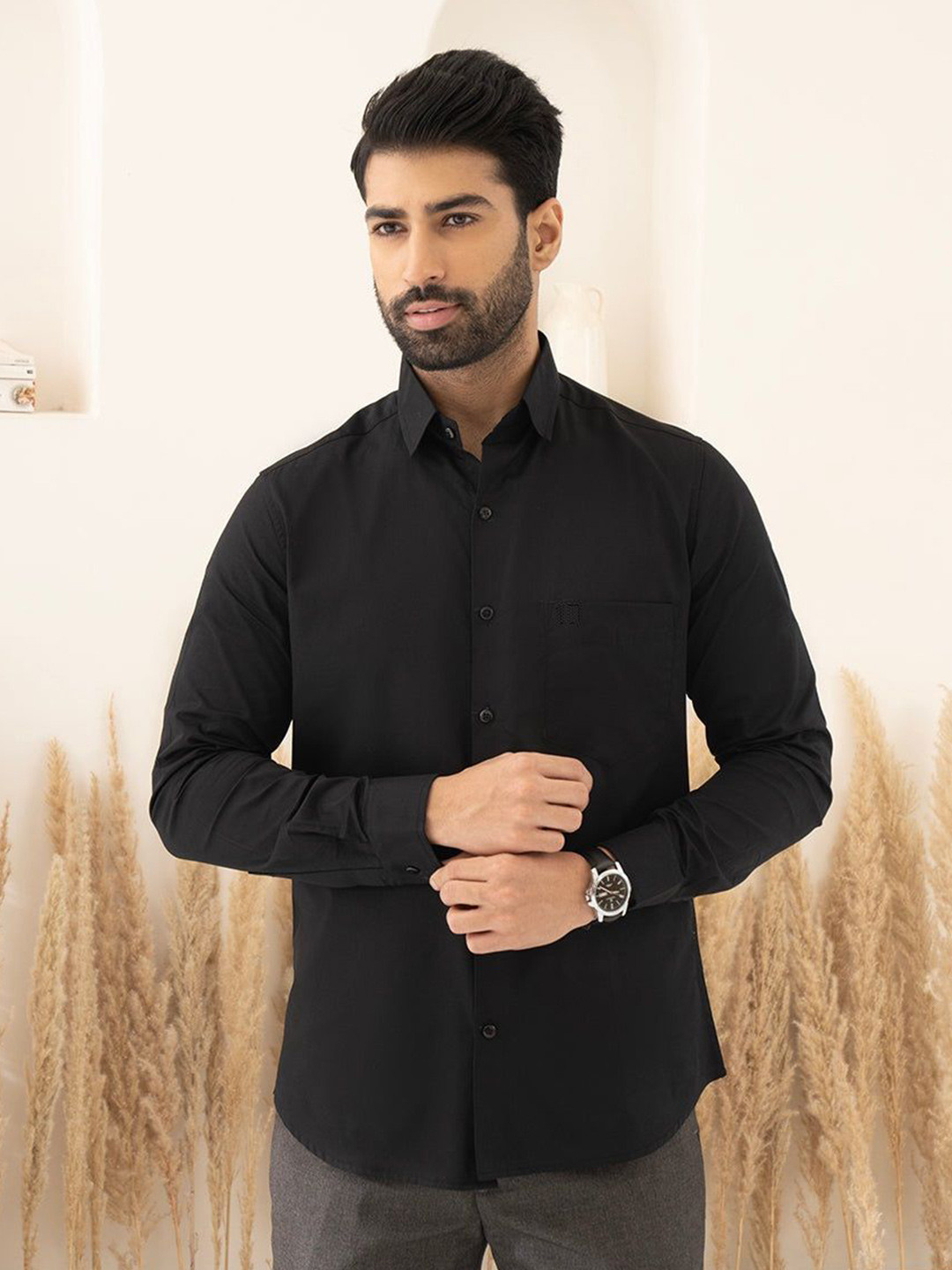 SWISS HORN Men Casual Shirt