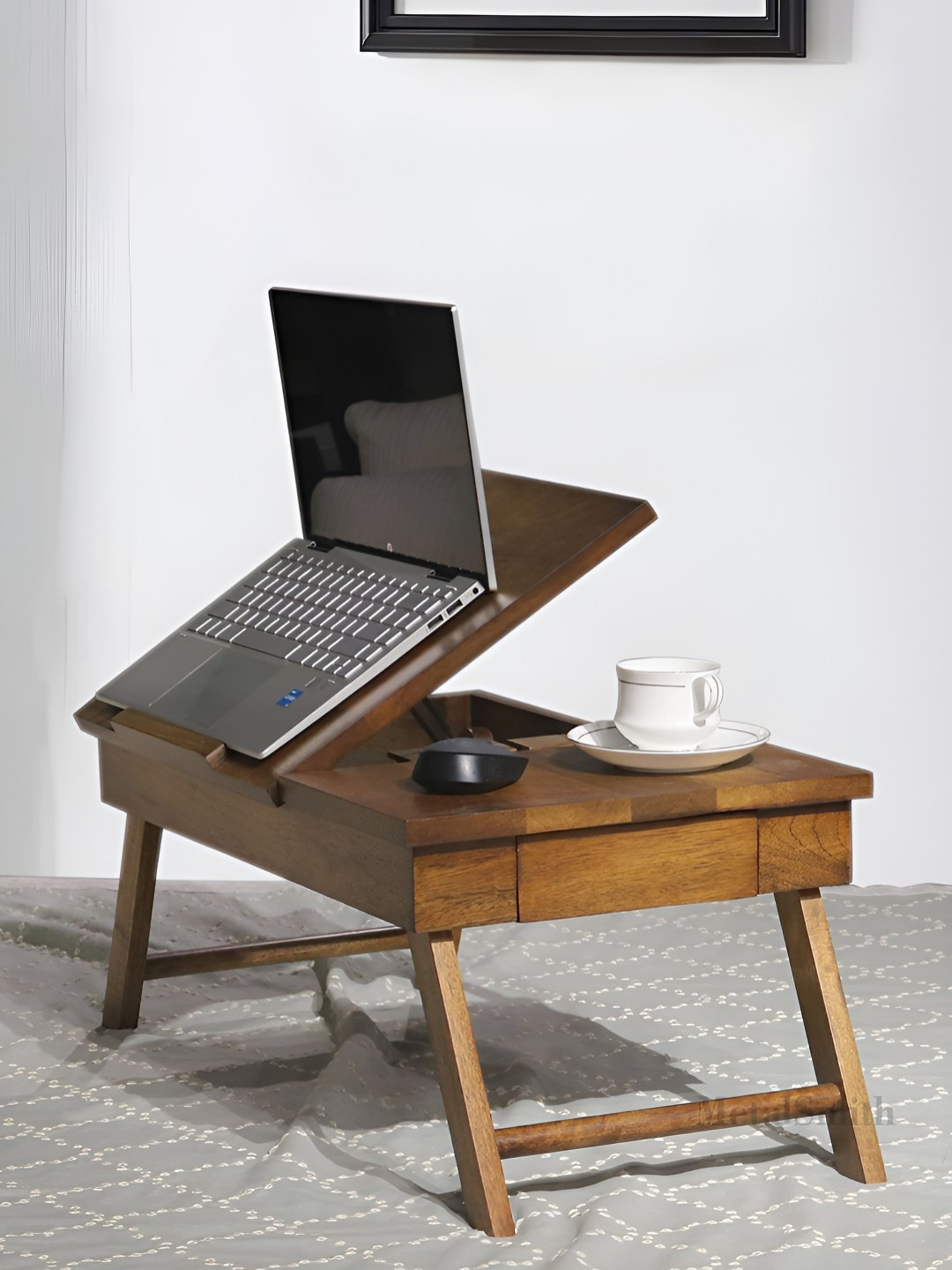 Metalsmith Brown Mango Wood Study Table