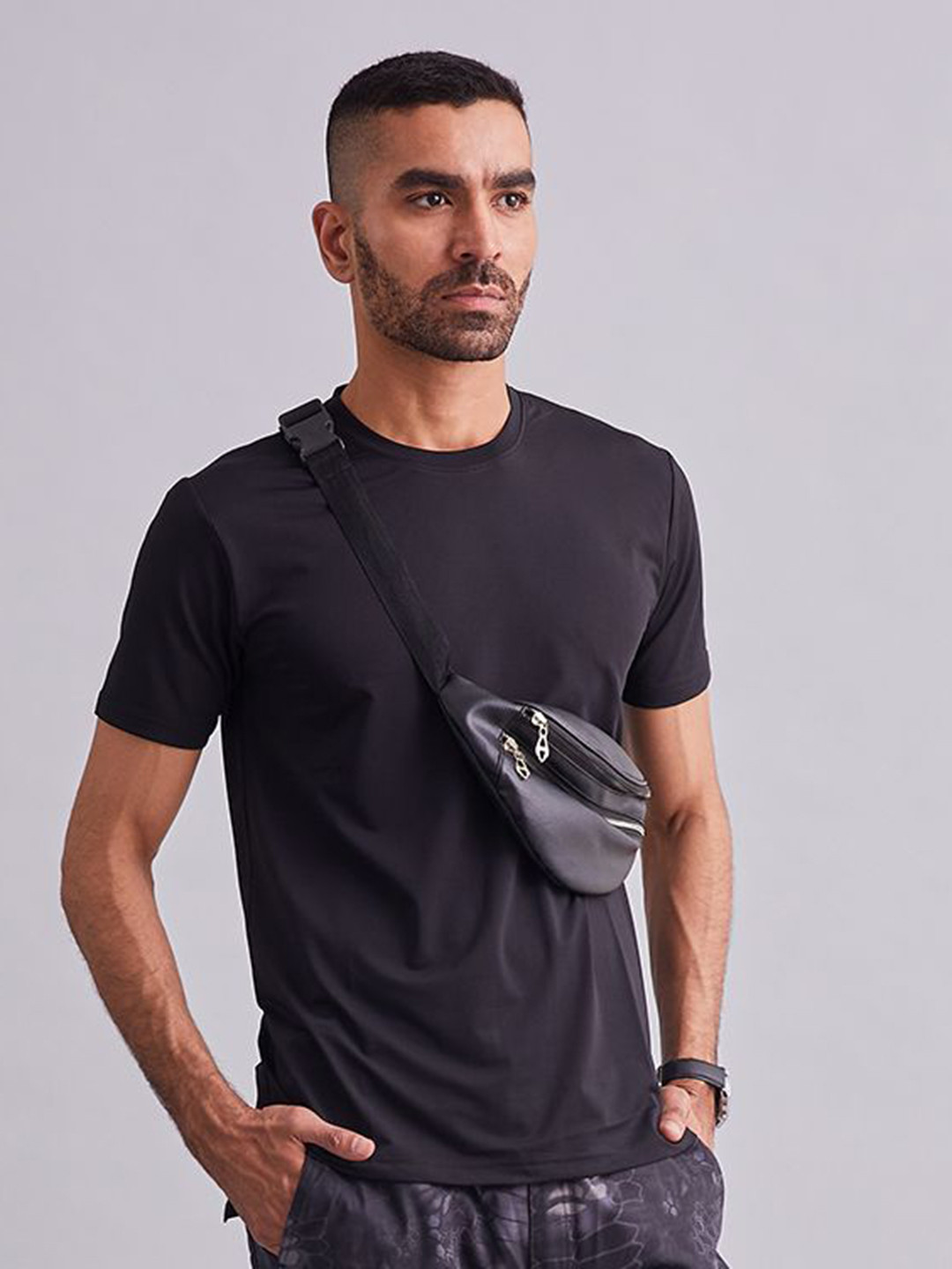 MOUNTMILLER Men's Short Sleeve Round Neck Sports T-Shirt